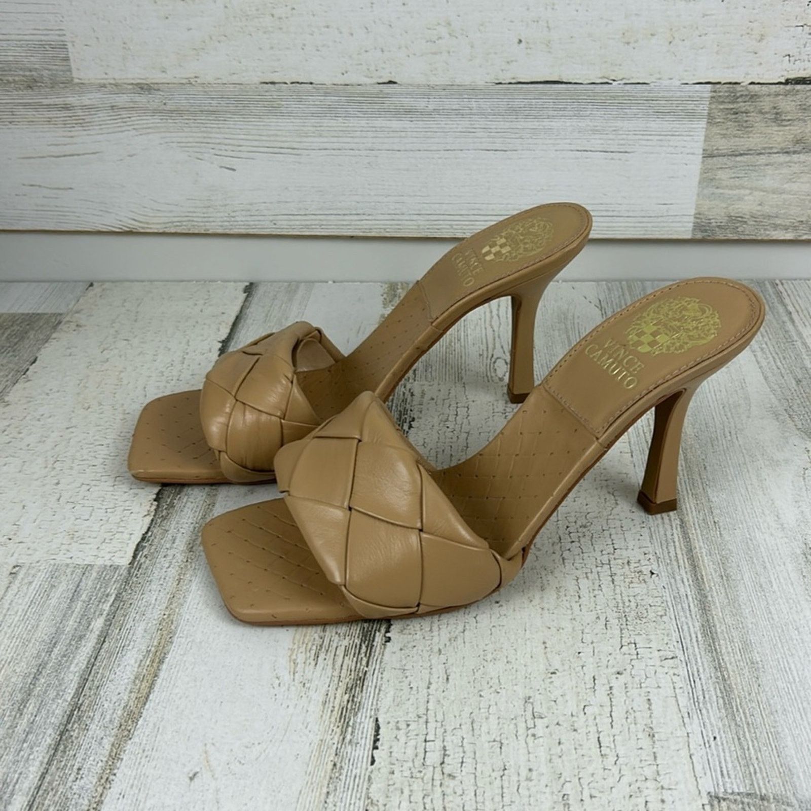 Vince Camuto Vince Camuto Brelanie womens 7 1/2M braided leather sandal Size US 7.5 / IT 37.5 - 1 Thumbnail