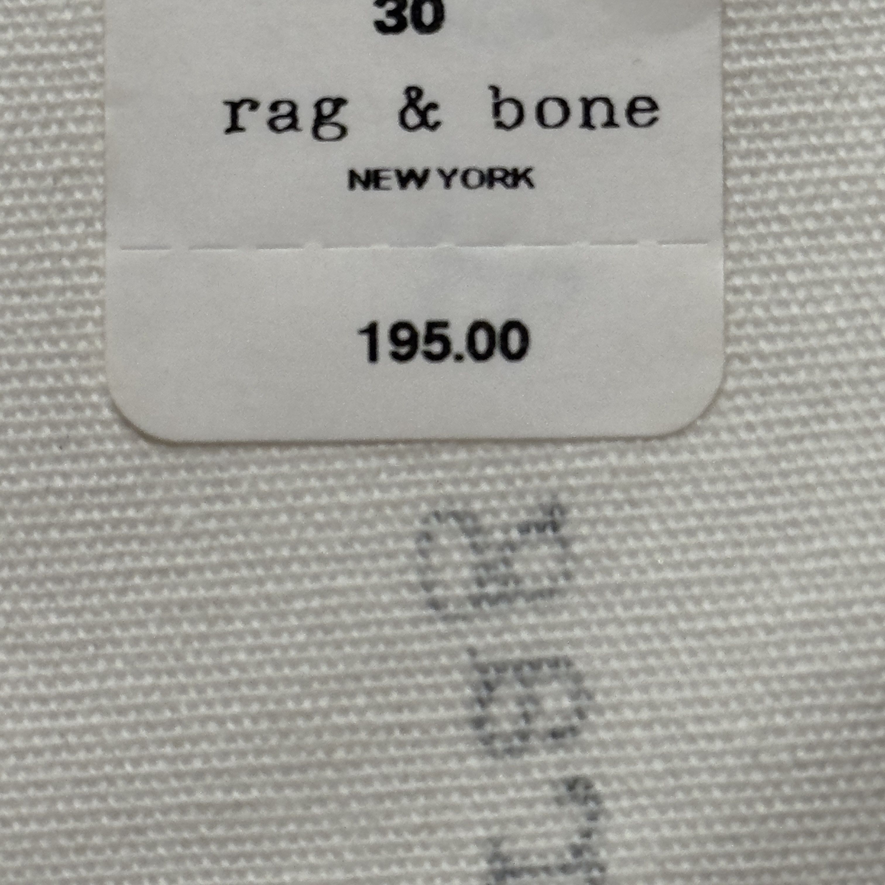 Rag & Bone RAG & BONE WHITE SKINNY JEANS SIZE 30 NWT Size 30" / US 8 / IT 44 - 5 Thumbnail