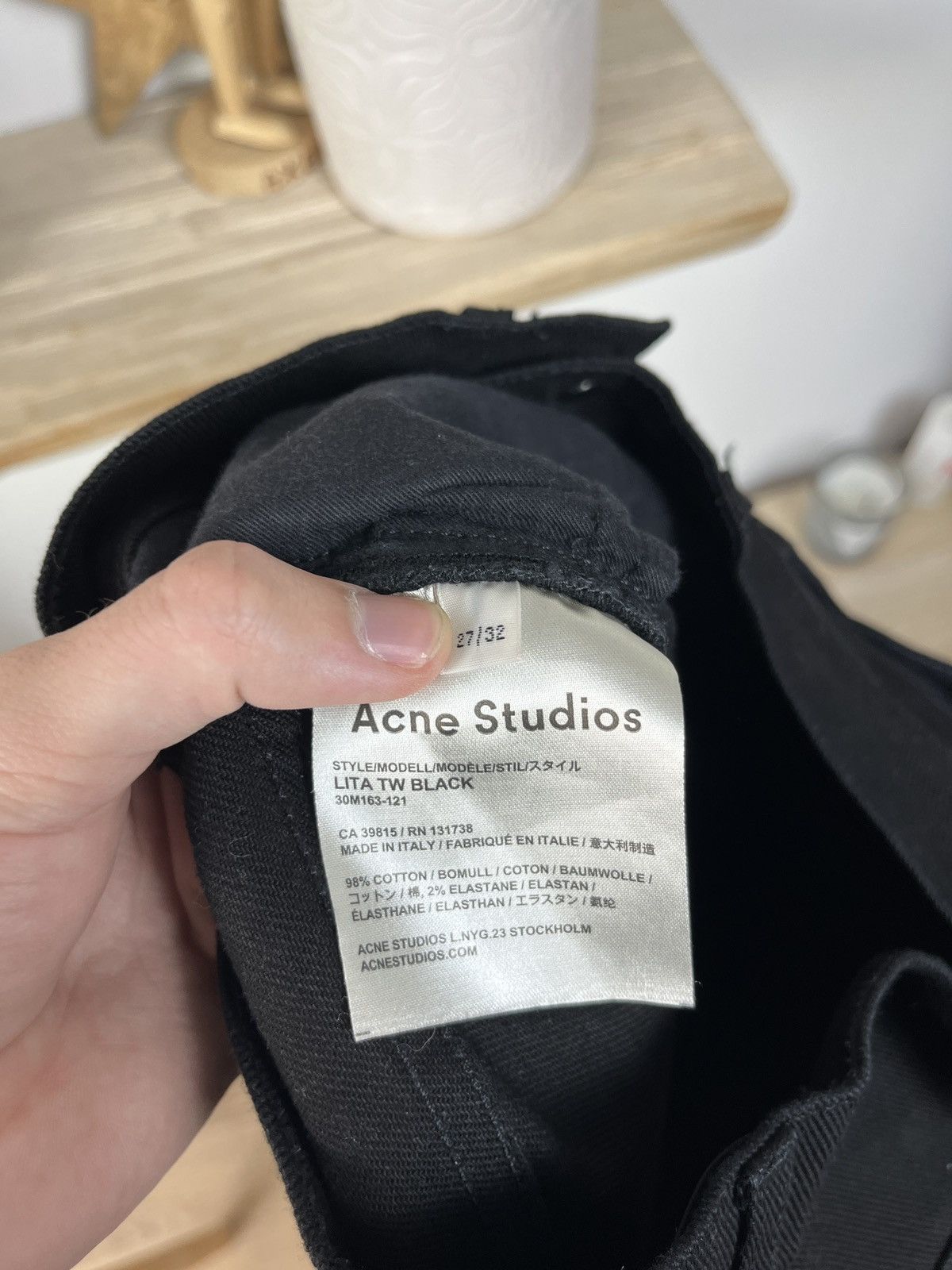 Acne Studios Acne Studios flared jeans Avantgarde Gothic Vintage Washed Size 27" / US 4 / IT 40 - 4 Thumbnail
