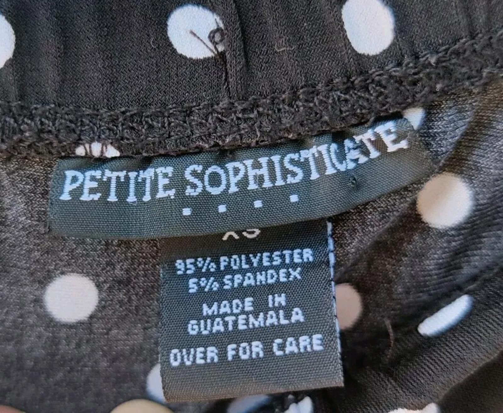 Other Vintage Petite Sophisticate Womens XS Skirt Classic Polka Do Size 26" / US 2 / IT 38 - 5 Thumbnail