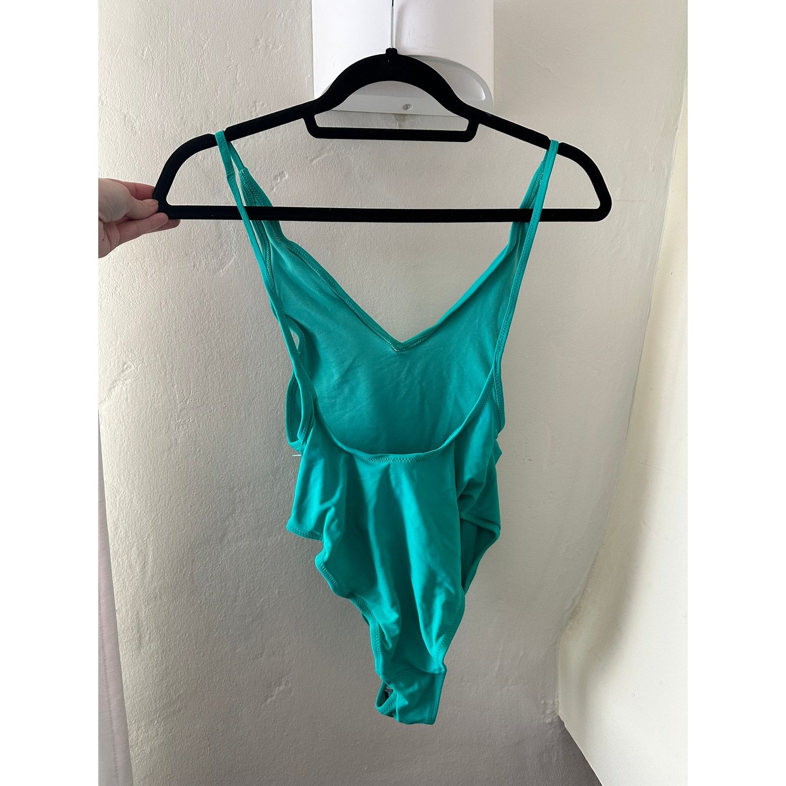 Topshop TOPSHOP Pamela One Piece Swimsuit Light Green 2 Size ONE SIZE - 2 Thumbnail