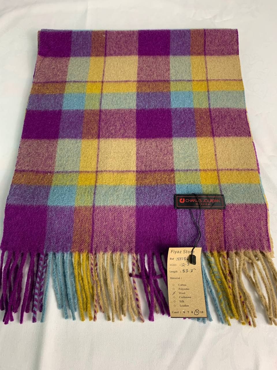 Vintage Charles Jourdan Scarf / Muffler / Neckwear Size ONE SIZE - 3 Thumbnail