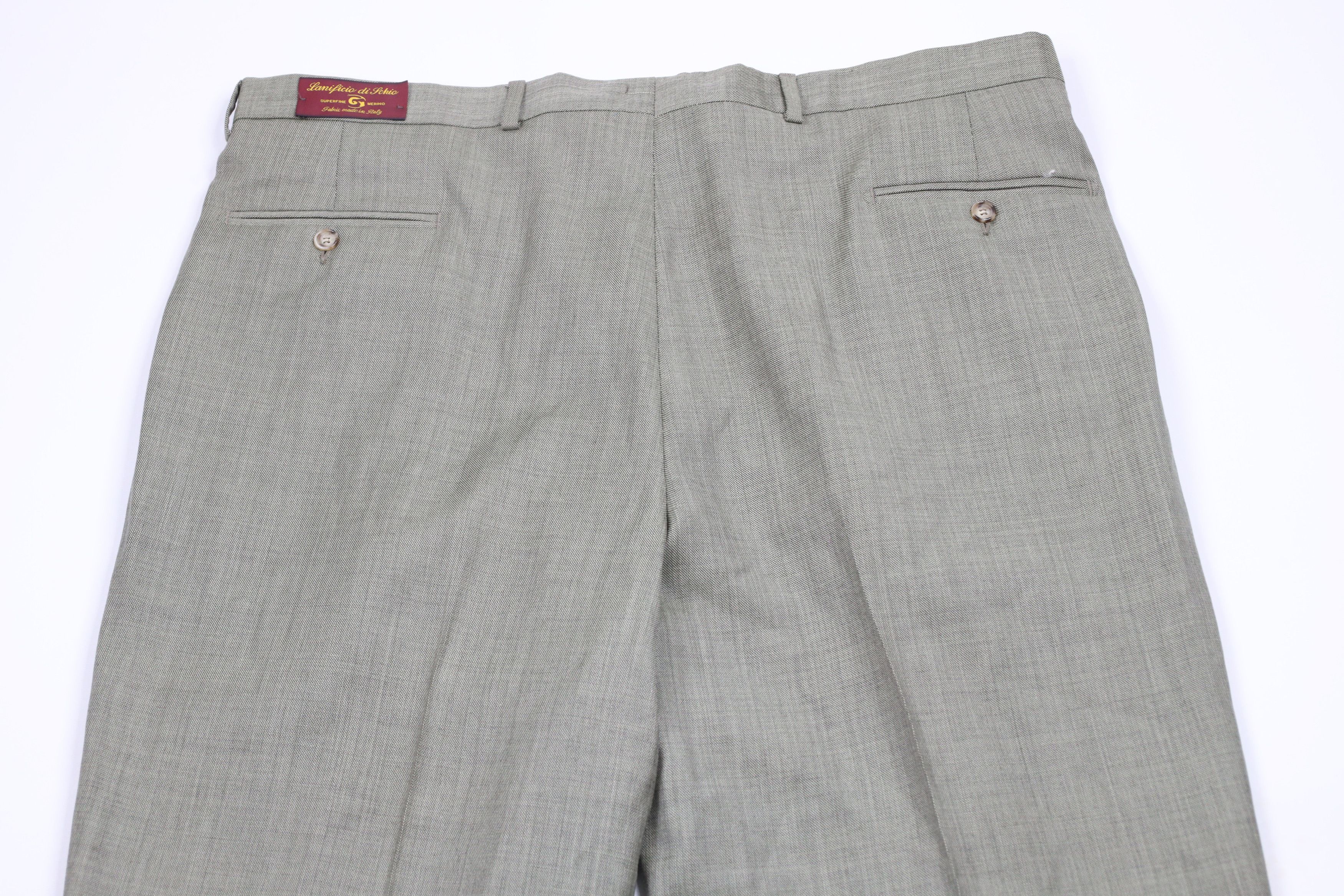 Vintage Vintage 90s Streetwear Wide Leg Chino Pants Heather Green Size US 40 / EU 56 - 9 Thumbnail