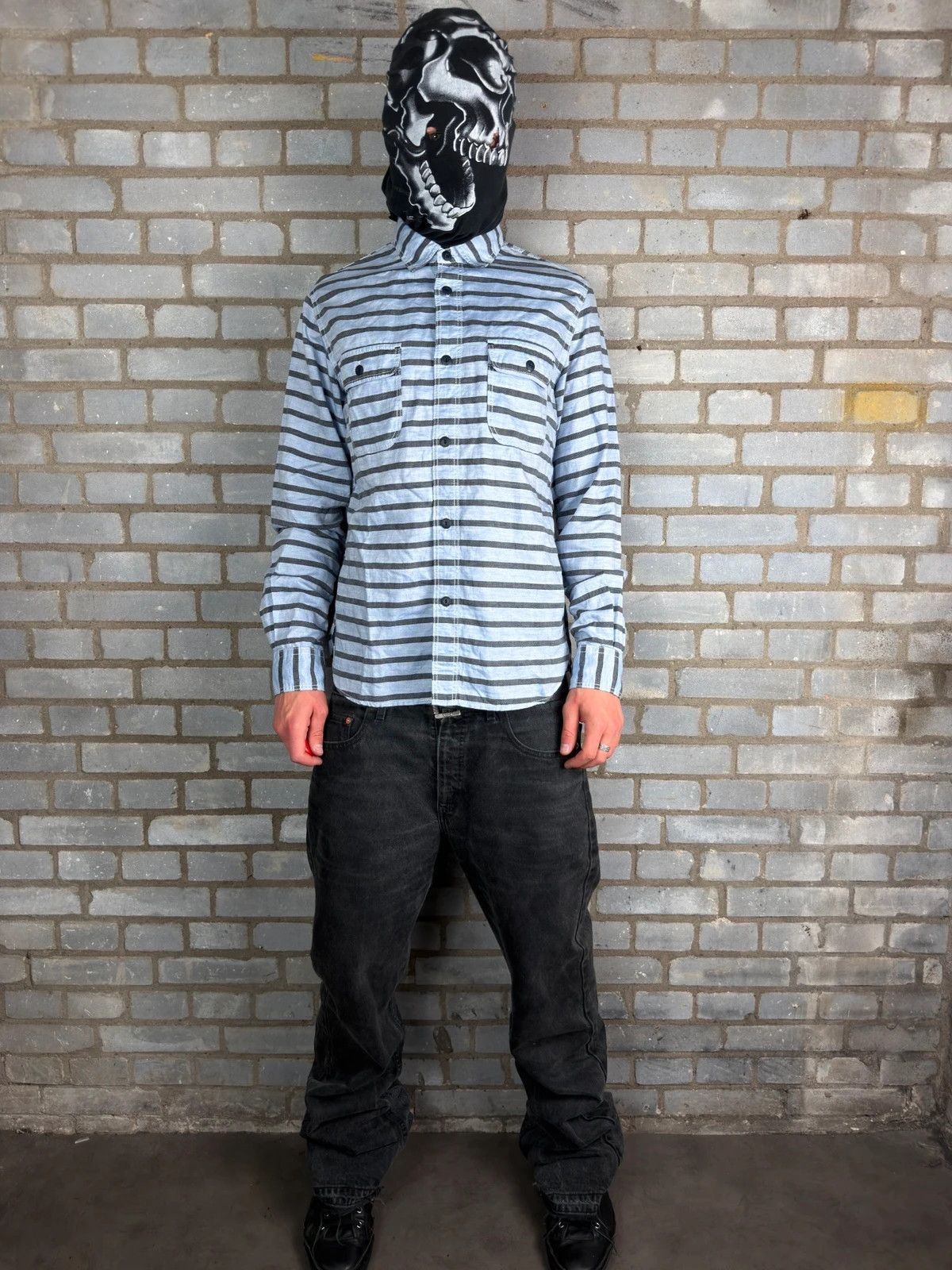 Comme des Garcons Comm des Garçons AD2015 archive striped shirt Size US M / EU 48-50 / 2 - 3 Thumbnail
