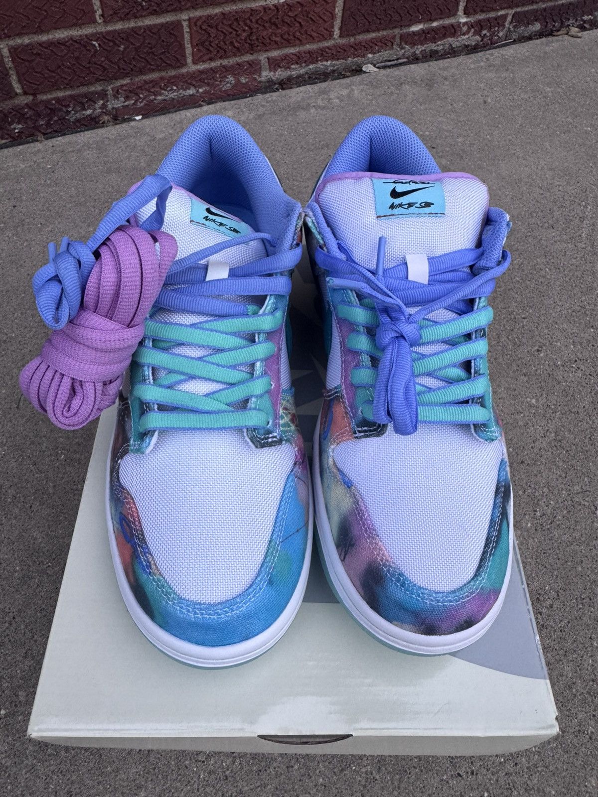 Nike Dunk low “ futura “ Size US 10 / EU 43 - 17 Thumbnail