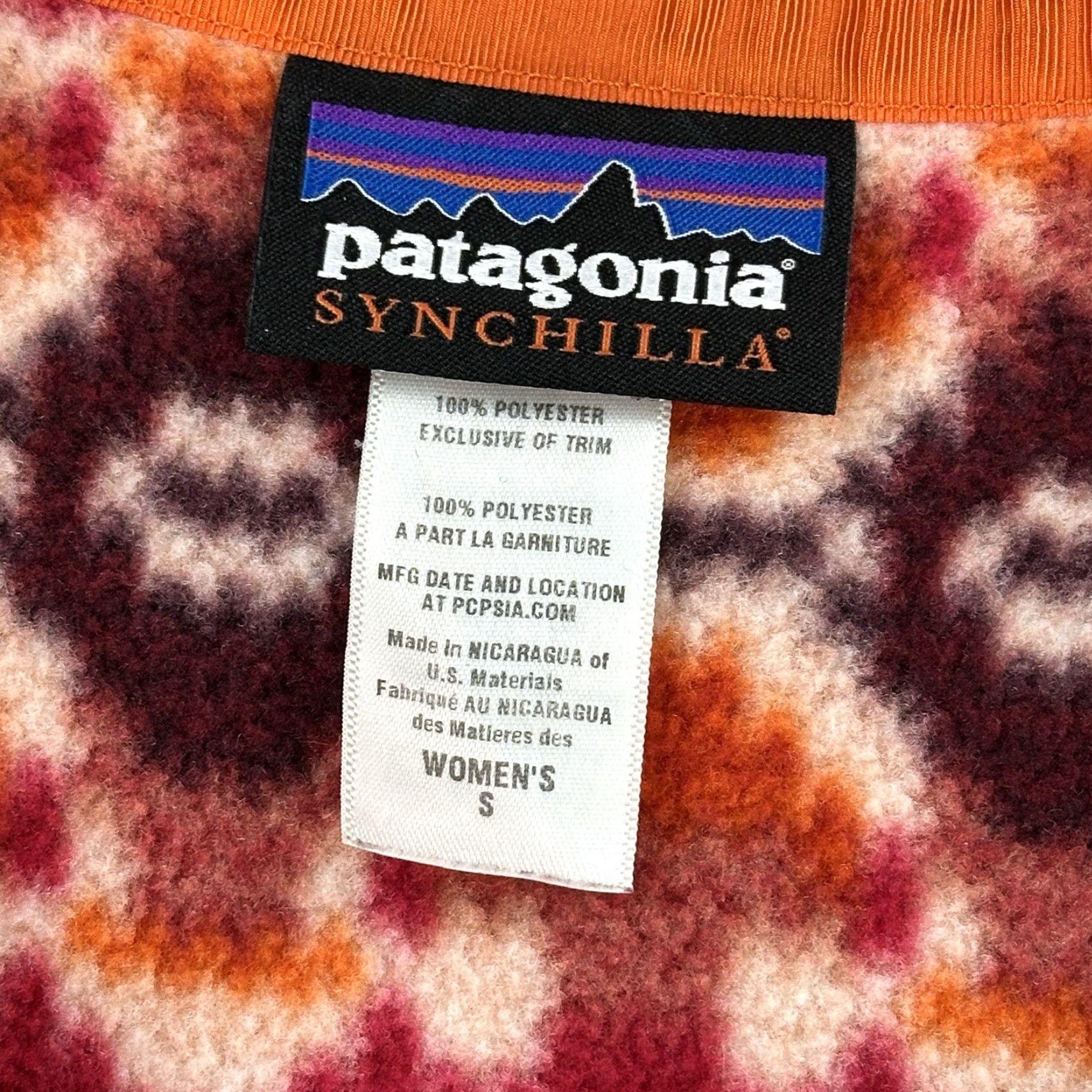 Patagonia Patagonia Synchilla Snap T Women's Small Aztec Southwestern Hiking Pullover Jacket Size S / US 4 / IT 40 - 7 Thumbnail