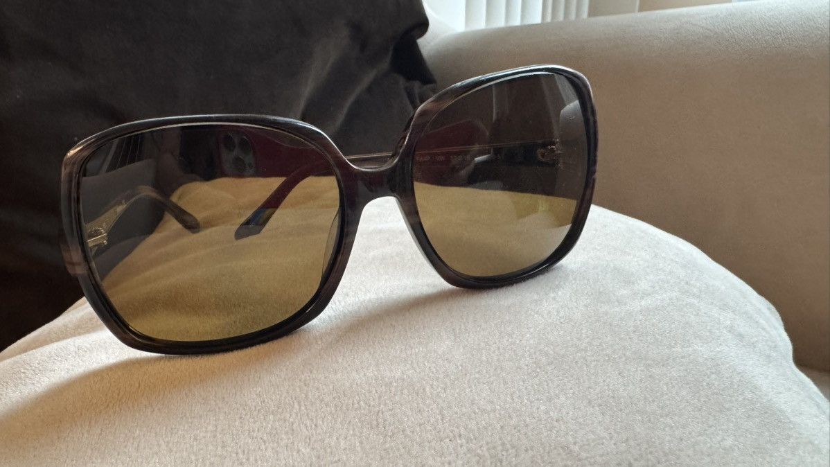 Kate Spade KATE SPADE Brown oversized sunglasses yellow lenses Size ONE SIZE - 2 Thumbnail