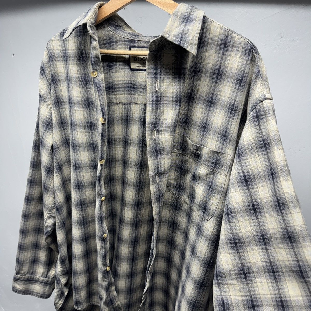 Vintage Vintage Faded Plaid Flannel Shirt ERD Grunge RRL Margiela Size US M / EU 48-50 / 2 - 3 Thumbnail