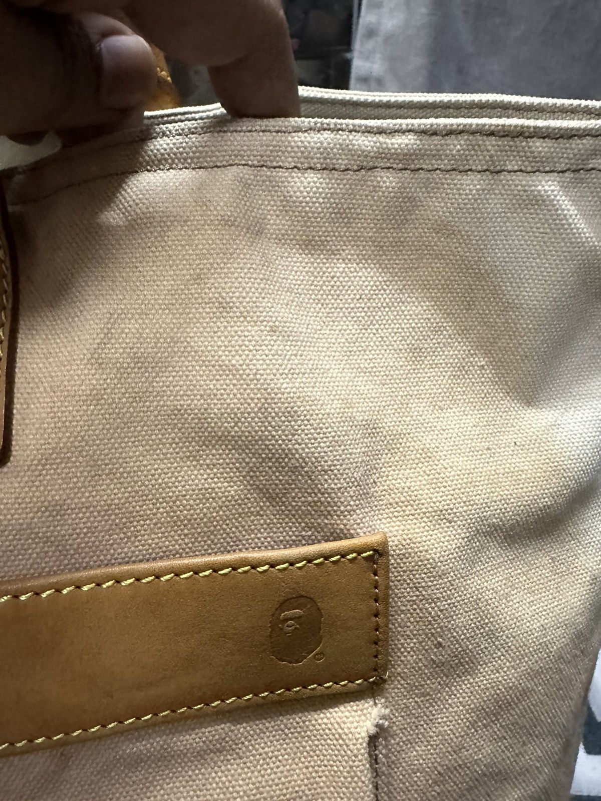 Bape A bathing ape canvas tote bag Size ONE SIZE - 8 Thumbnail