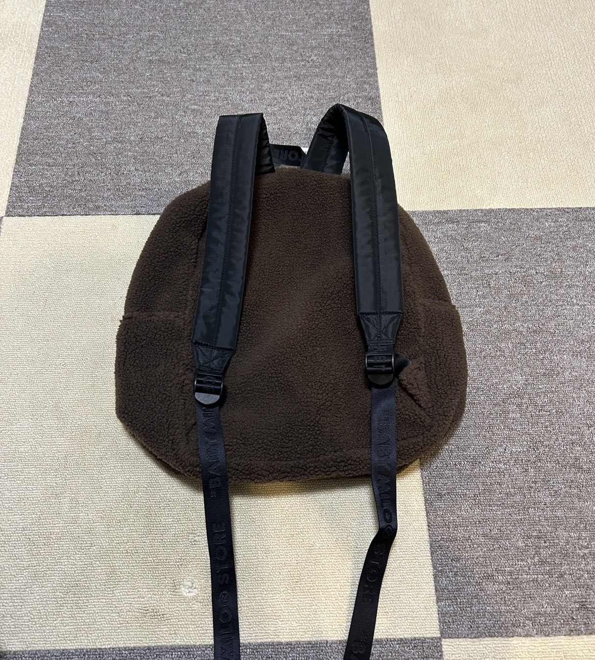 Bape Bape Brown Baby Milo Medium backpack fur Size ONE SIZE - 8 Thumbnail