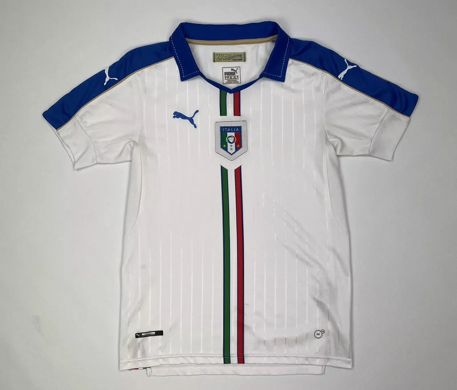 Puma NATIONAL ITALY 2016 2017 AWAY JERSEY SHIRT CALCIO SOCCER Size US S / EU 44-46 / 1 - 1 Thumbnail