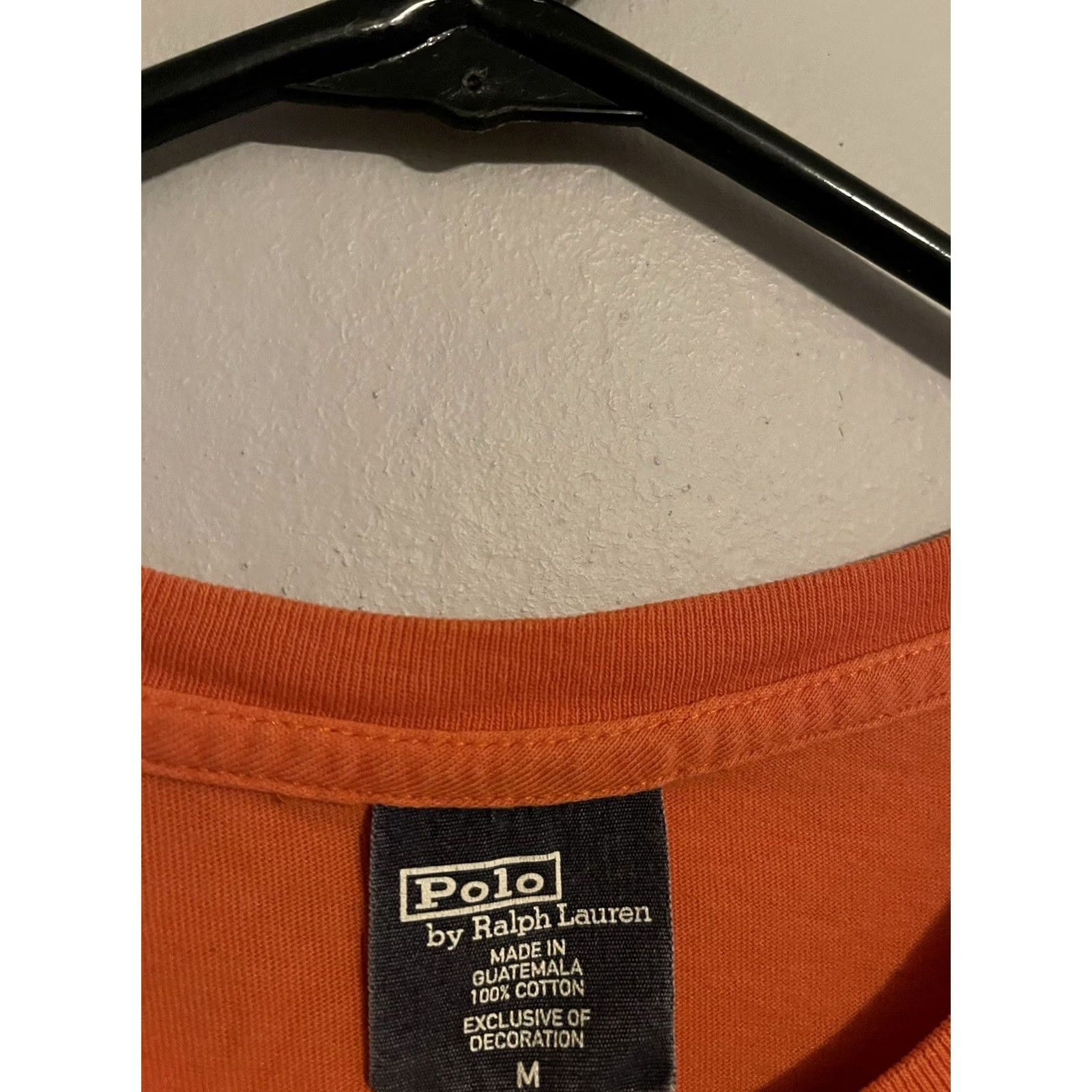 Polo Ralph Lauren VINTAGE Polo Ralph Lauren T-Shirt Orange Medium Fishing Tackle Rods Reel Men's Size US M / EU 48-50 / 2 - 3 Thumbnail