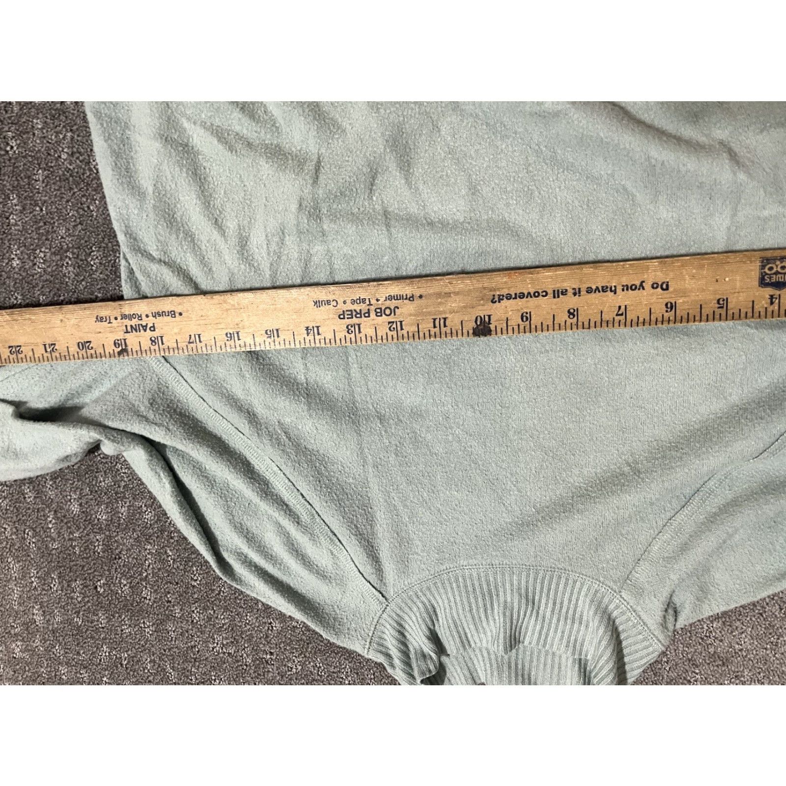 Abercrombie & Fitch Abercrombie Fitch Sweater Women’s Small Mint Gre Long Sleeve Crop Mock Neck Cozy Size S / US 4 / IT 40 - 4 Thumbnail
