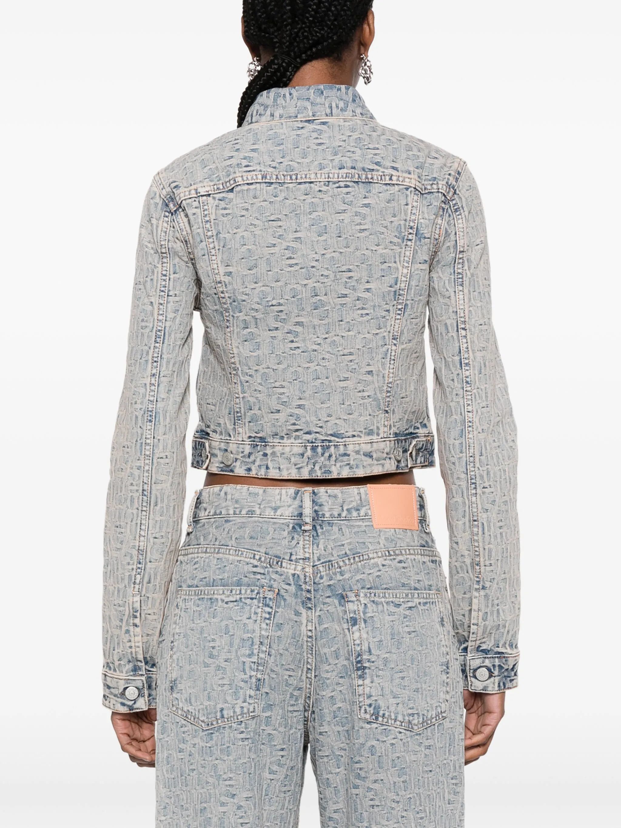 Acne Studios o1y0725 Denim Jacket in Light Blue Size M / US 6-8 / IT 42-44 - 4 Thumbnail
