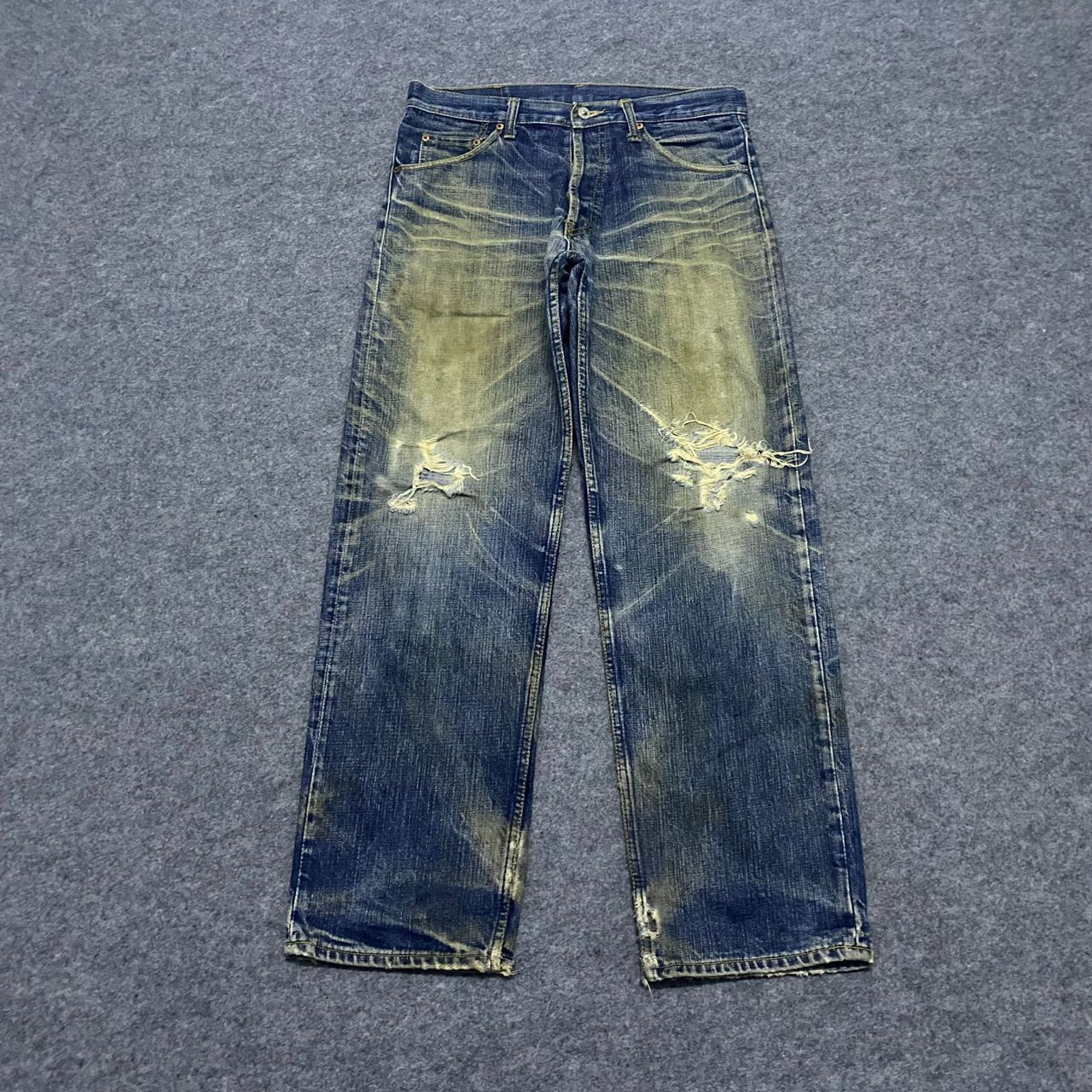 パンツ TORNADOMARTD istressed Indigo Fade Denim TORNADOMARTD istressed Indigo Fade Denim Japanese Brand