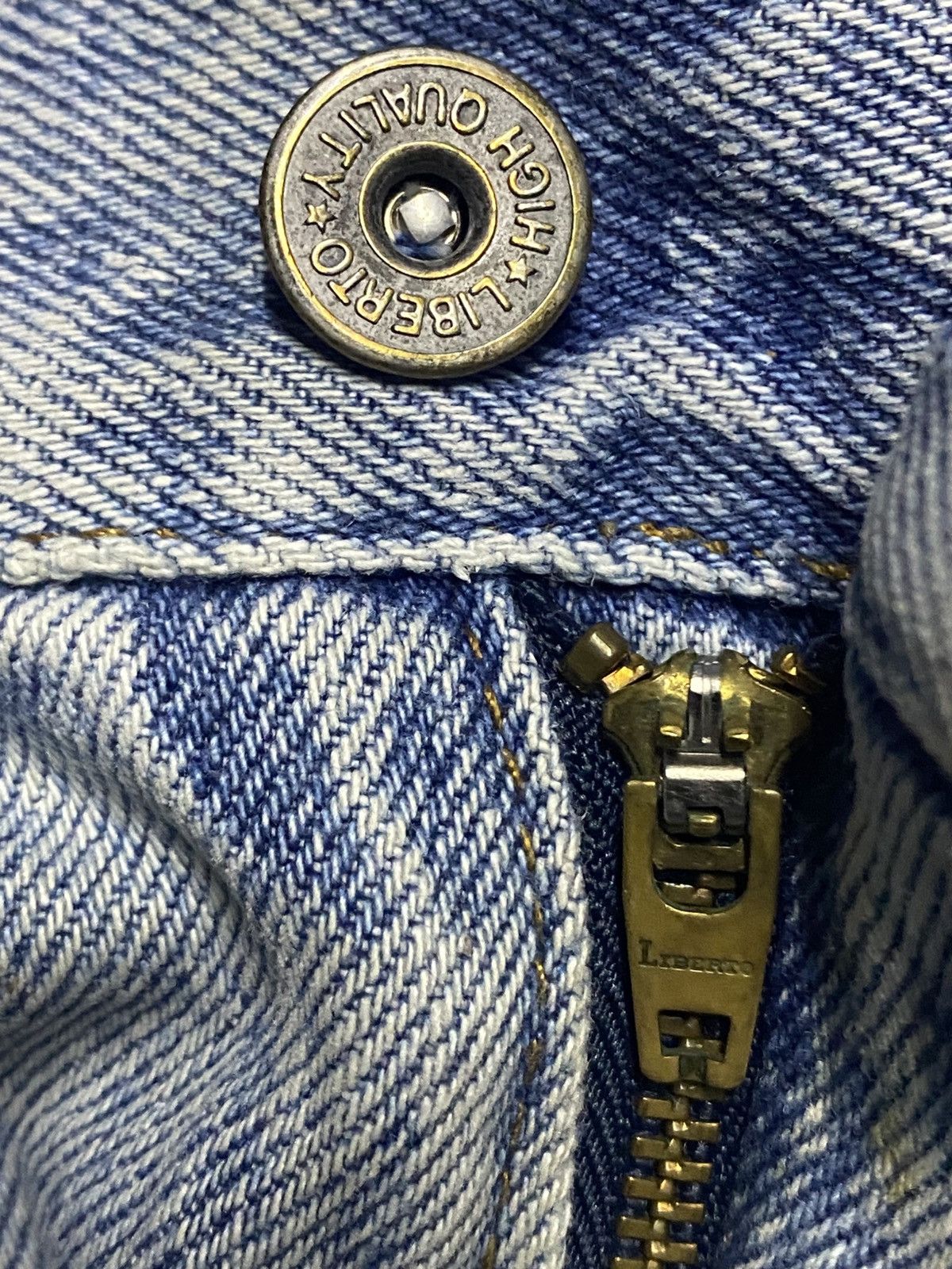 Maison Margiela Vintage 80s Liberto Made in Italy Denim Jeans Natural Fade Size US 30 / EU 46 - 13 Thumbnail