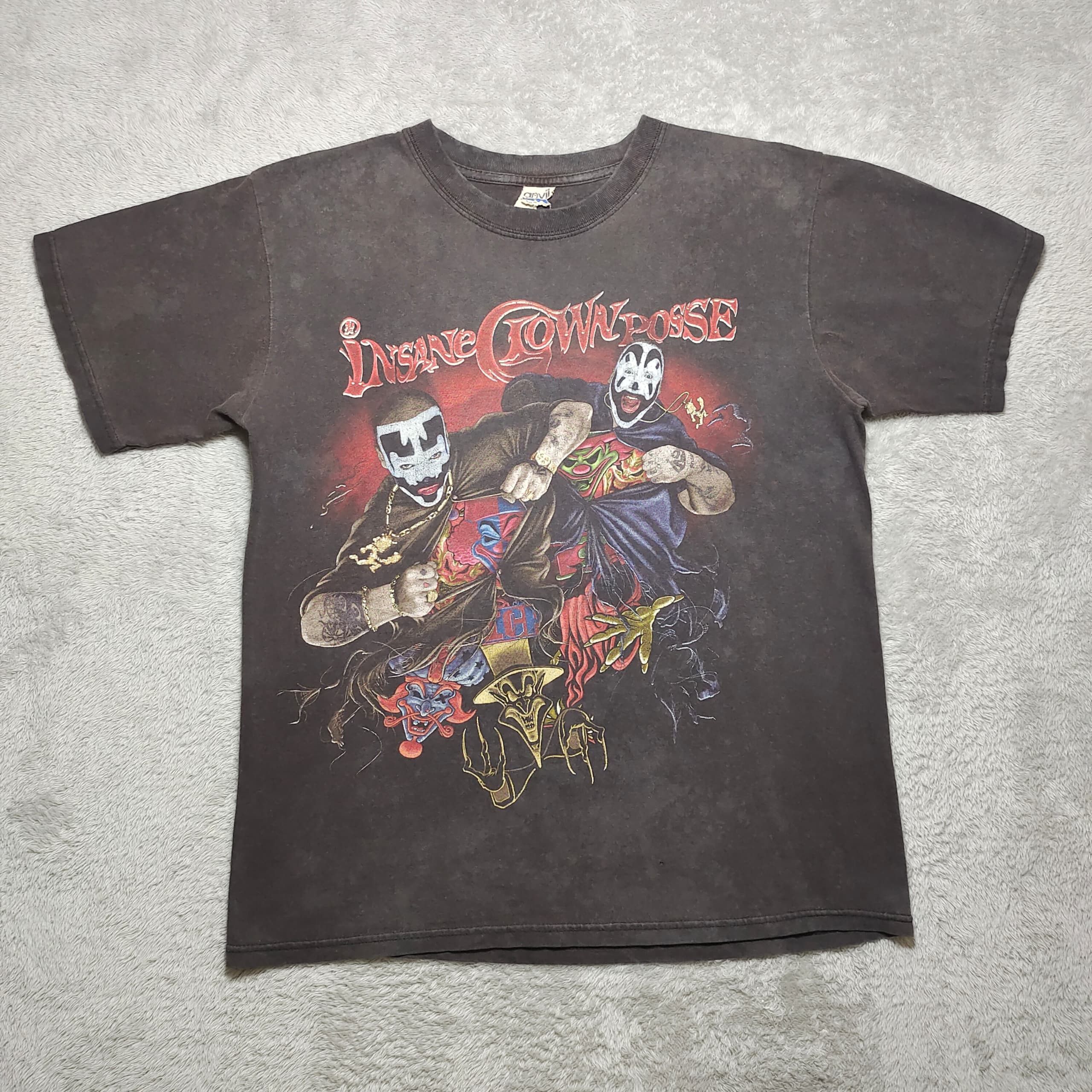 Band Tees VINTAGE DISTRESSED FADED INSANE CLOWN POSSE BLACK T SHIRT Size US M / EU 48-50 / 2 - 1 Thumbnail