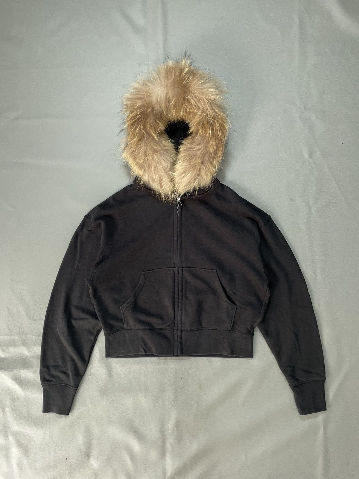 If Six Was Nine Boxy Croped Fur hoodie zip Japanese punk uniqlo Size US S / EU 44-46 / 1 - 1 Thumbnail