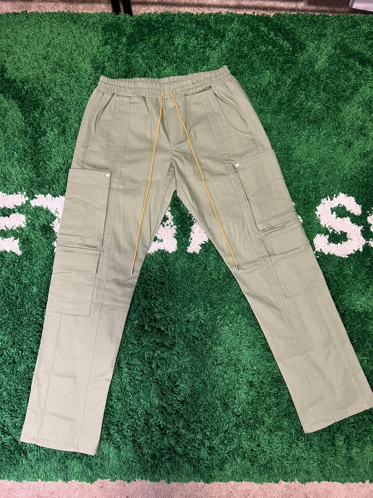 image of Rhude Cargo Pants in Olive, Men's (Size 36)