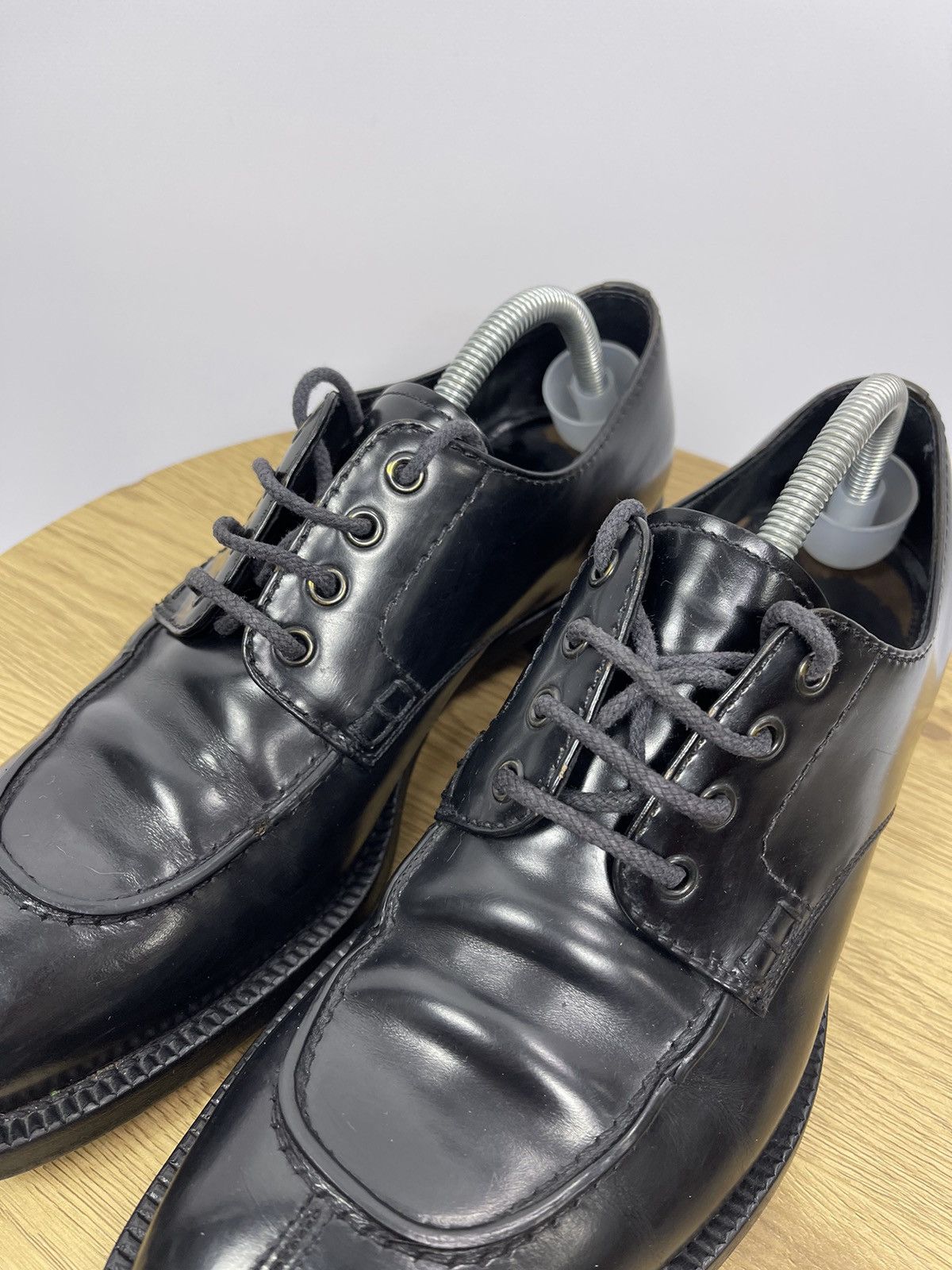 Prada Prada Men's 2EC229 Leather Shoes Size 8 US Black Italy Size US 8 / EU 41 - 3 Thumbnail