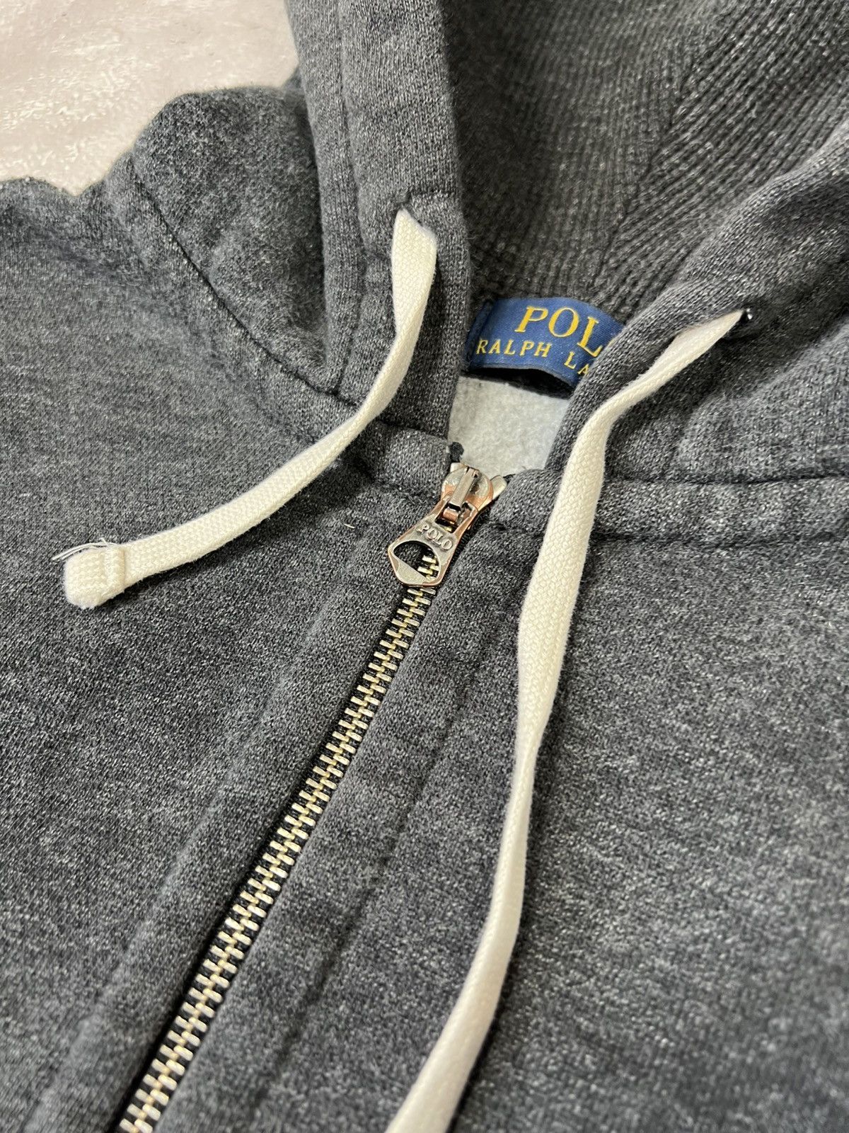 Vintage Vintage Polo Ralph Lauren Distressed Zip Hoodie Size US M / EU 48-50 / 2 - 6 Thumbnail