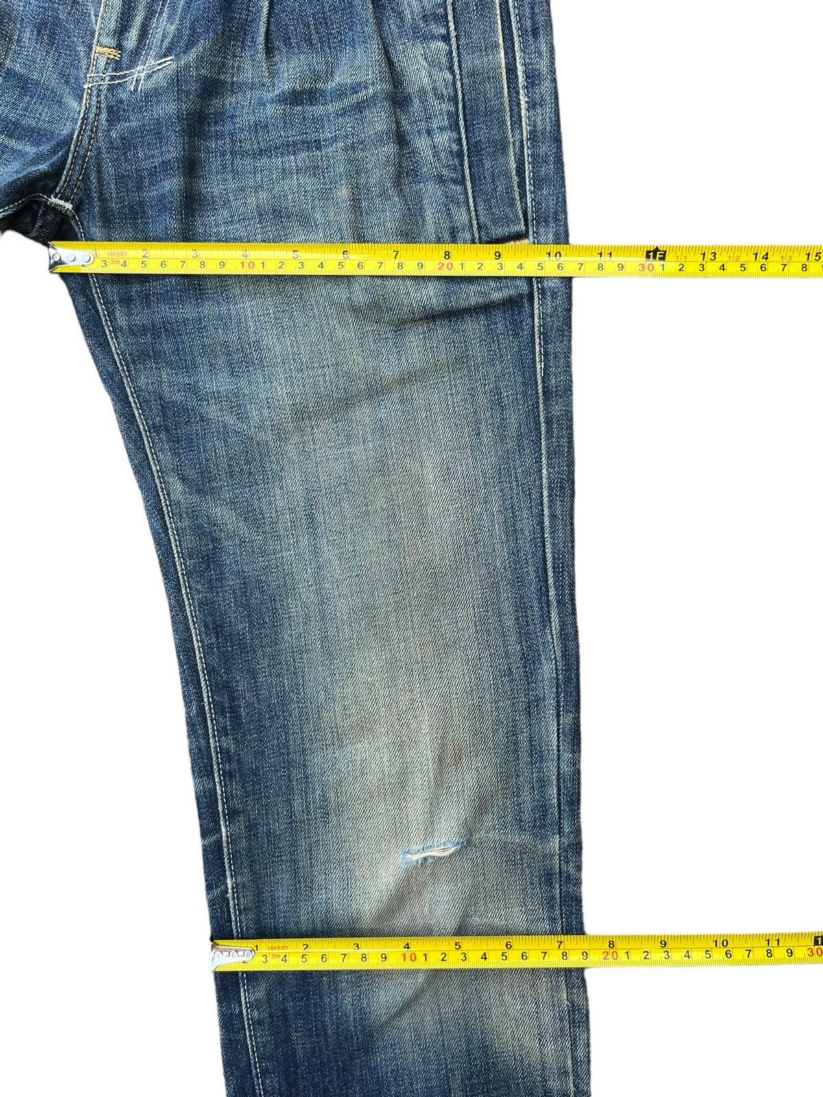 Levi's Vintage Levi’s Blue Mud Faded Washed Multiple Button Jeans Size US 28 / EU 44 - 14 Thumbnail