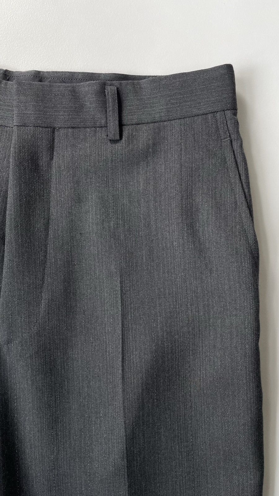 Comme des Garcons A/W 07 Grey Pinstripe Wool Trousers Size US 32 / EU 48 - 9 Thumbnail
