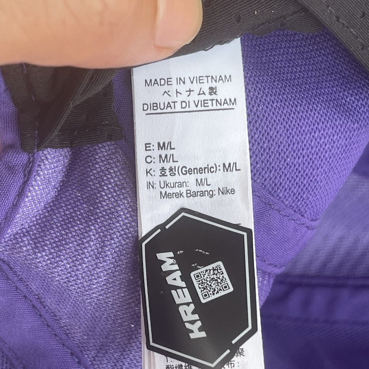 Nike × Supreme Supreme x Nike SS21 Trail Running Hat Purple (KREAM Tag) Size ONE SIZE - 12 Thumbnail