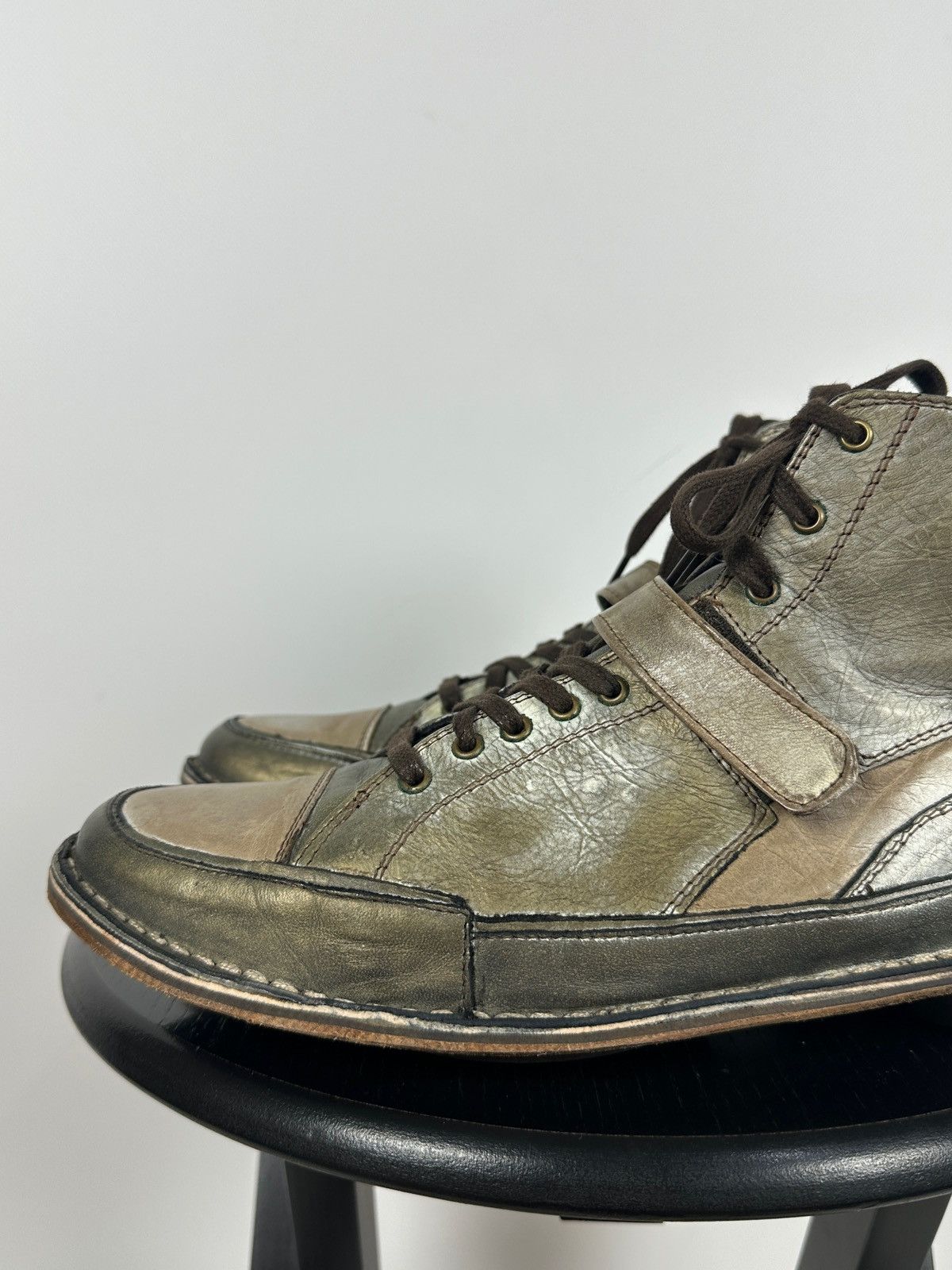 Marithe + Francois Girbaud 00s Vintage Marithé + François Girbaud High Top Sneakers Size US 8 / EU 41 - 16 Thumbnail