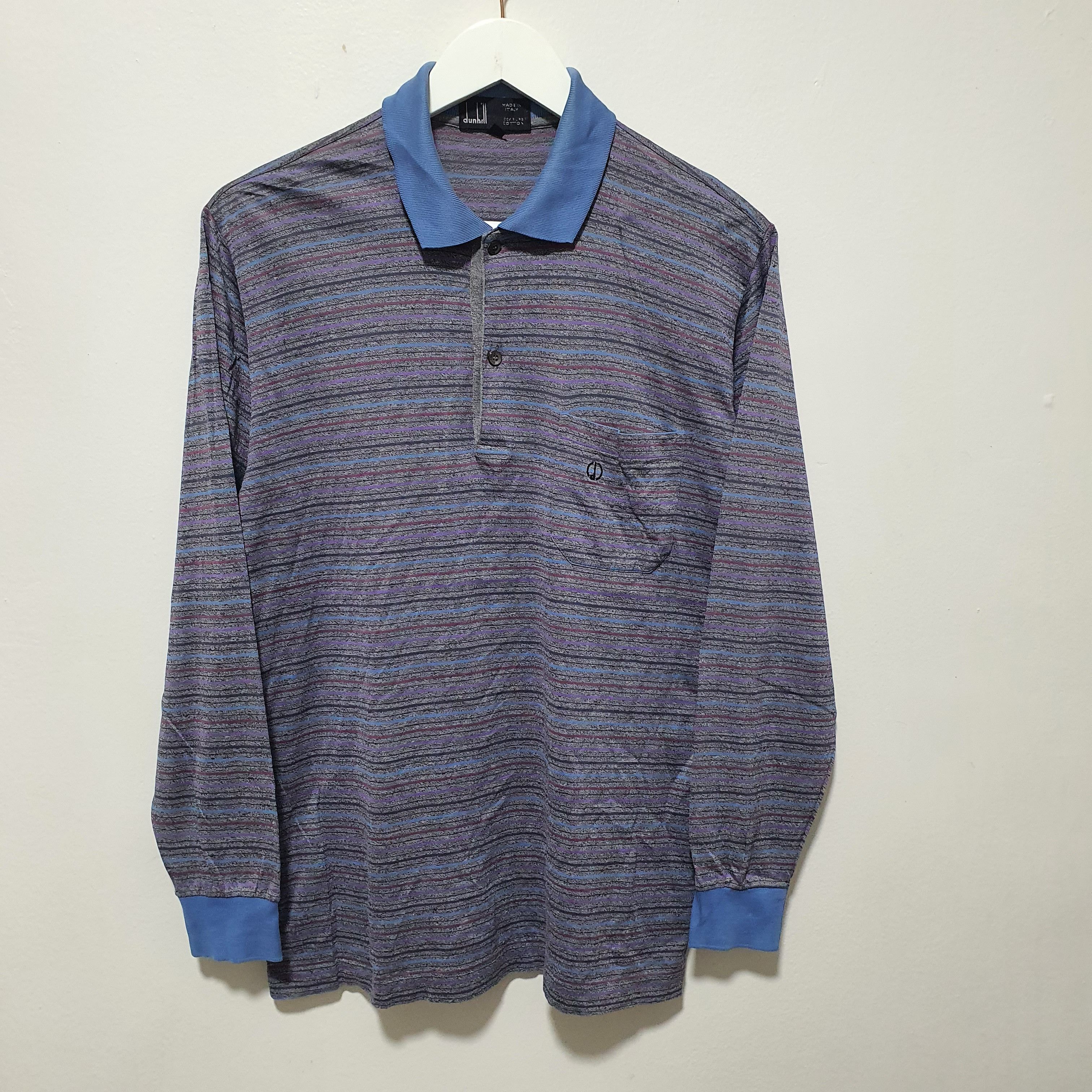 Alfred Dunhill DUNHILL VINTAGE LONG SLEEVE 19"/28" ITALY Size US M / EU 48-50 / 2 - 2 Thumbnail