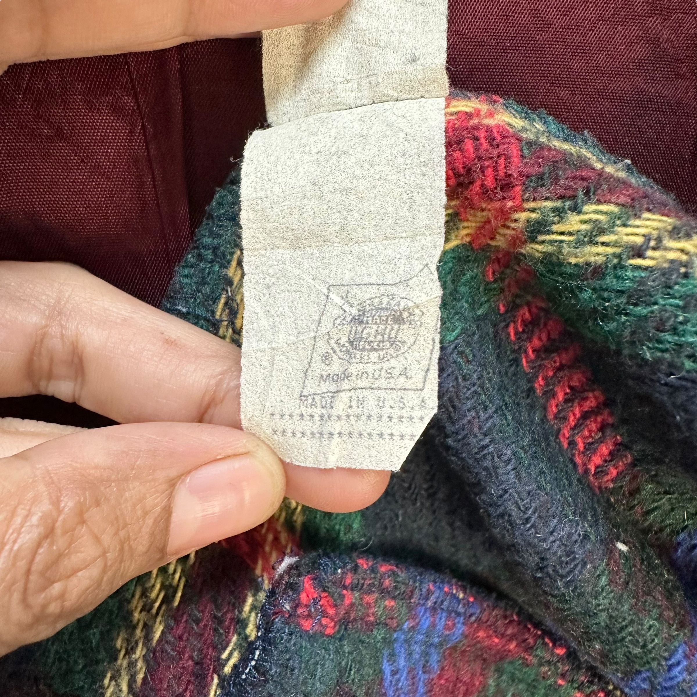 Casablanca Vintage CASABLANCA Single Button Checked Blazer #A74-1798 Size L / US 10 / IT 46 - 9 Thumbnail