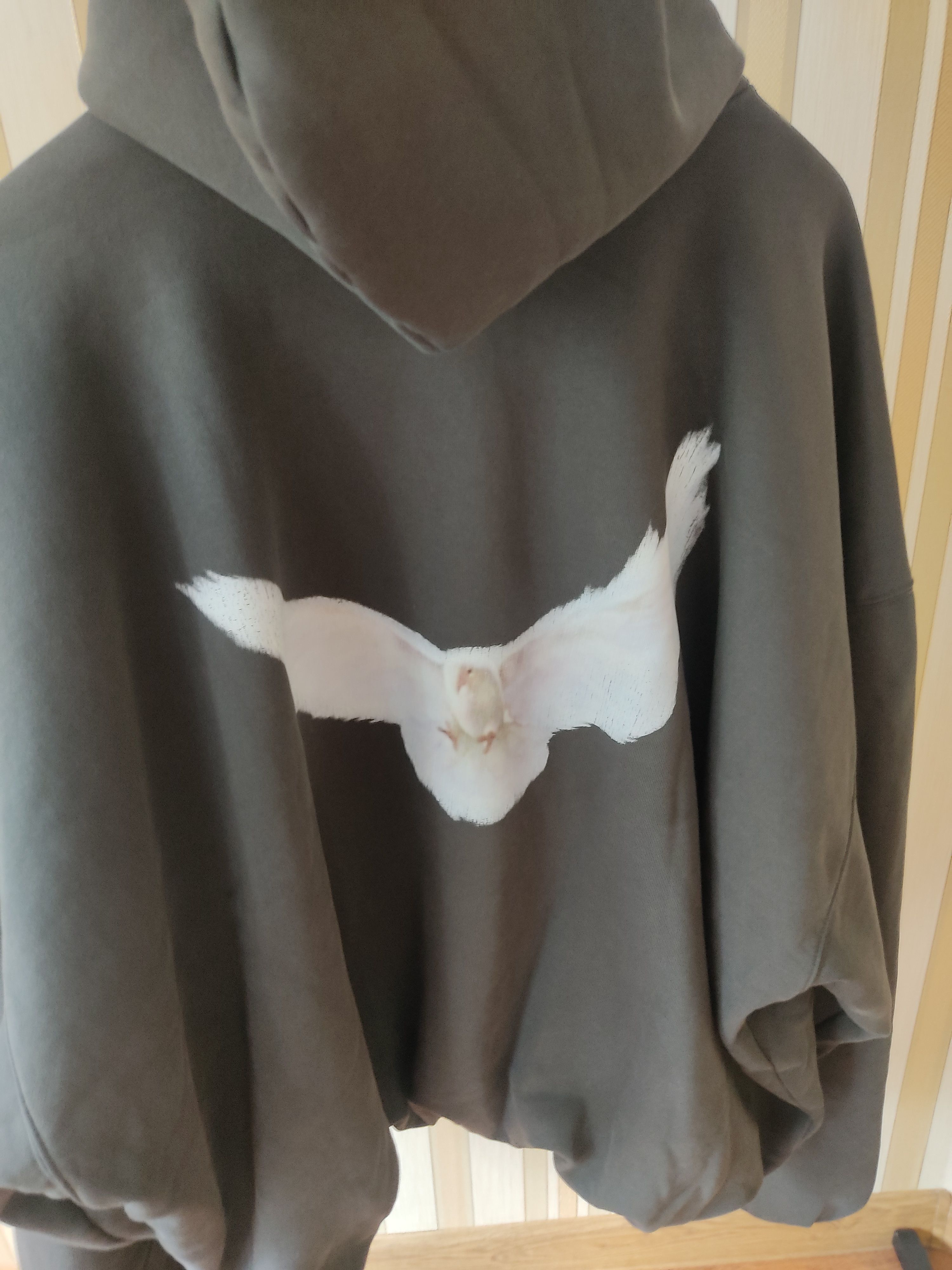 Balenciaga × Gap × Kanye West 🕊️BNWT Yzy Yeezy Gap Balenciaga Dove Gray hoodie Size US L / EU 52-54 / 3 - 6 Thumbnail