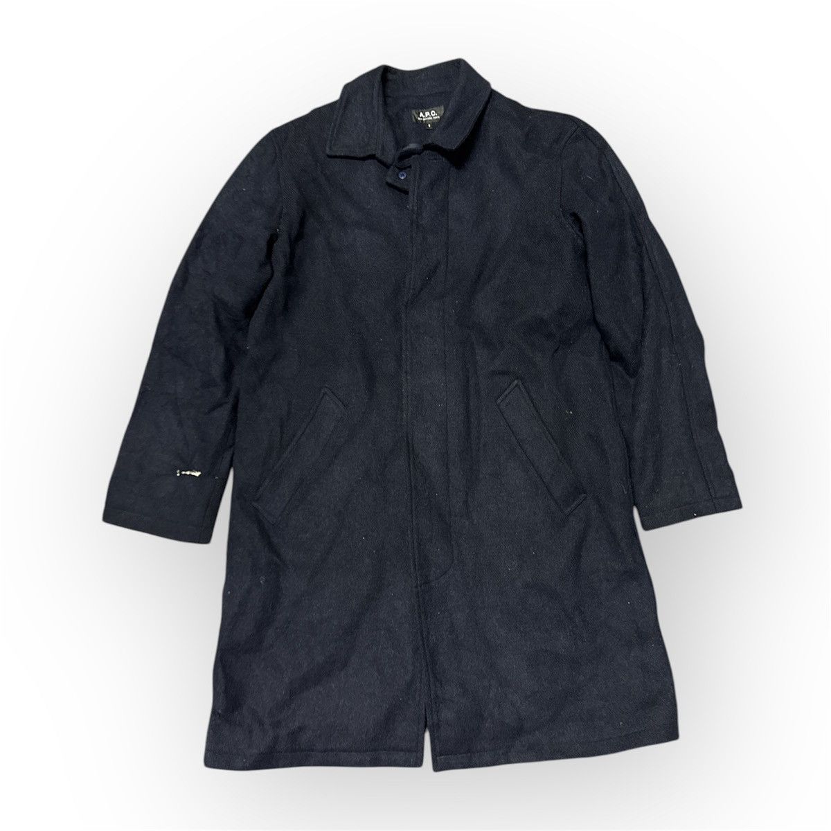 A.P.C.×Jules Tournier Wool Coat A.P.C. Jules Tournier Double Pocket Wool Jacket #2254 - Etsy