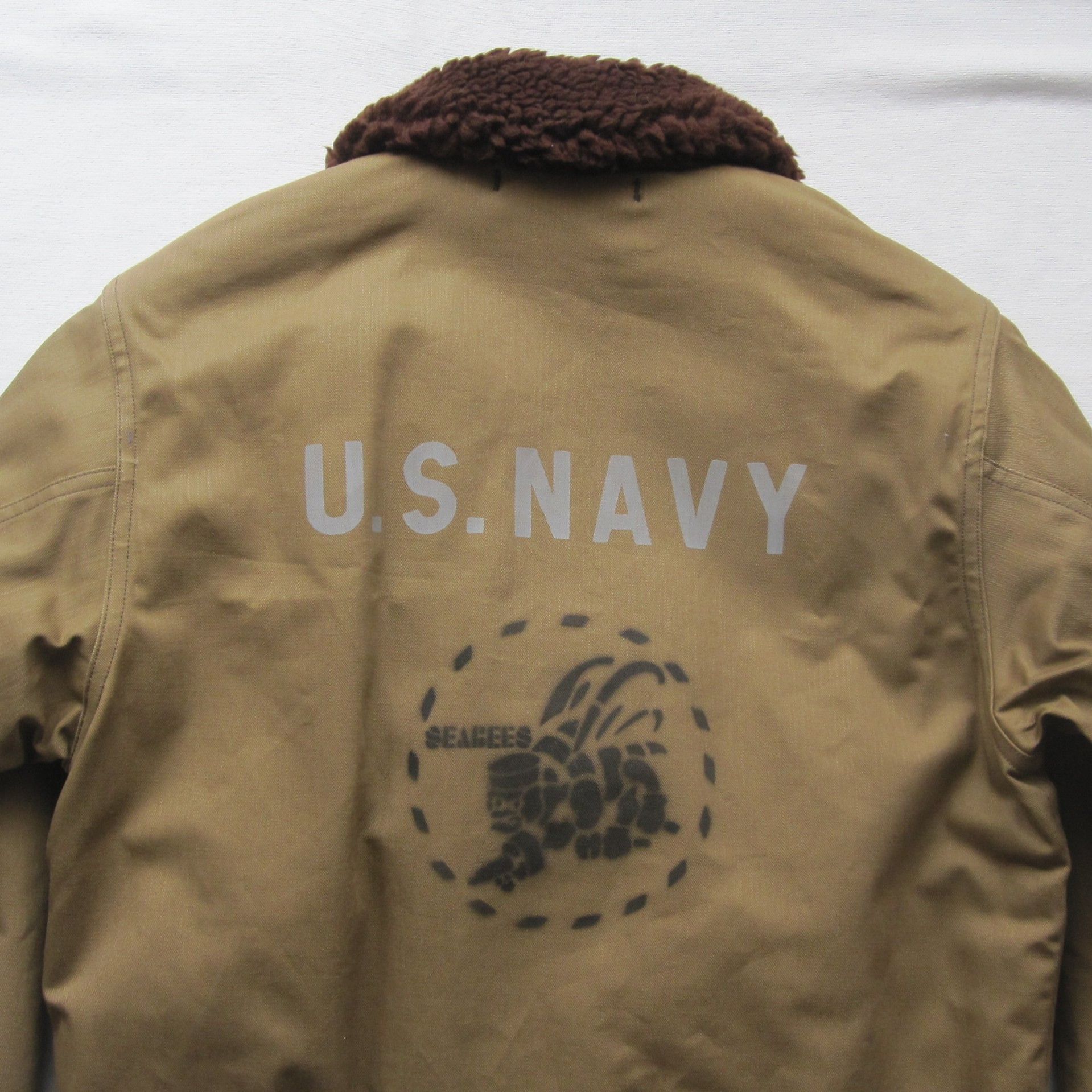 Freewheelers “USN GROUND CREW JACKET” 40 CIVILIAN MODEL Size US M / EU 48-50 / 2 - 3 Thumbnail