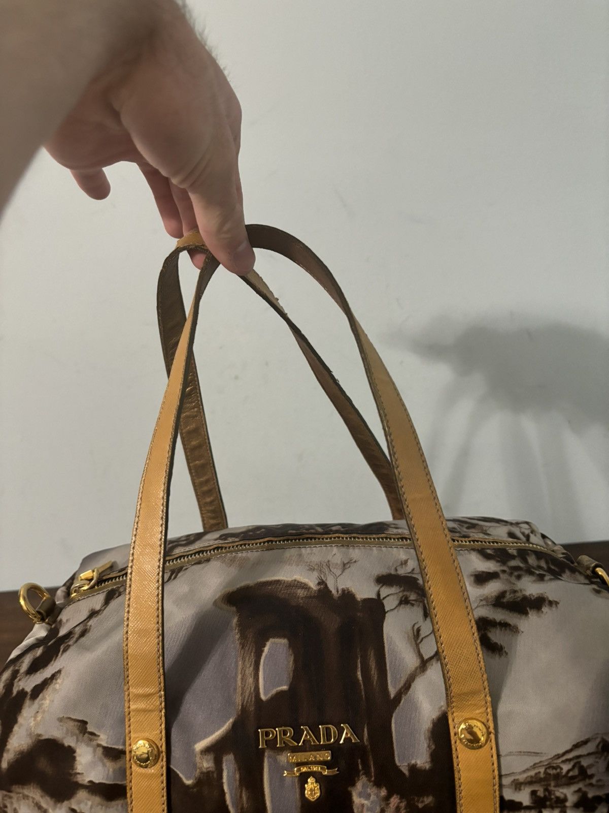 Prada Prada Nylon Landscape Tote Bag Size ONE SIZE - 8 Thumbnail