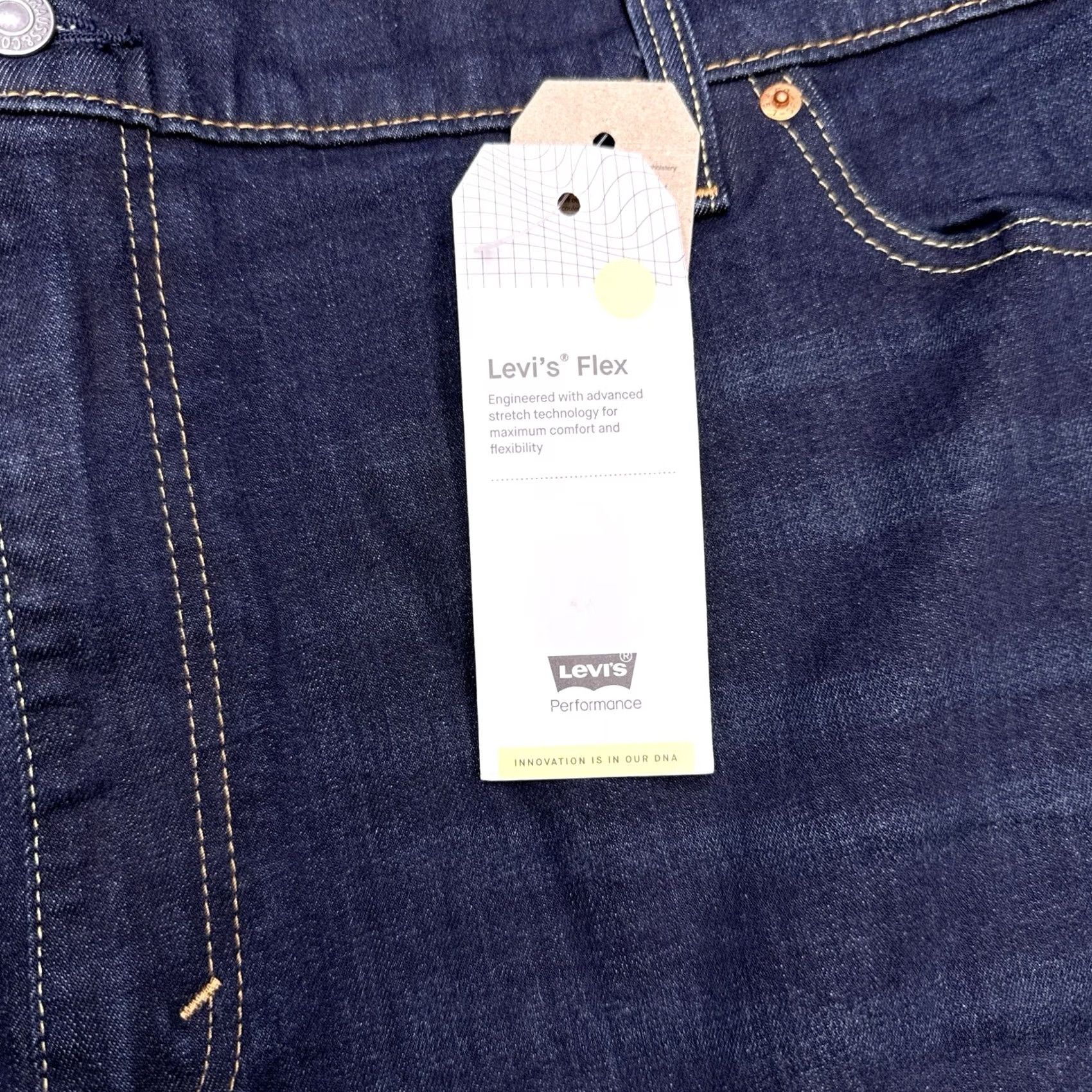 Levi's Levi's 541 Jeans Tapered Athletic Rise High 52 Big & Tall Denim Blue 29 in Inseam Mens Size US 36 / EU 52 - 4 Thumbnail