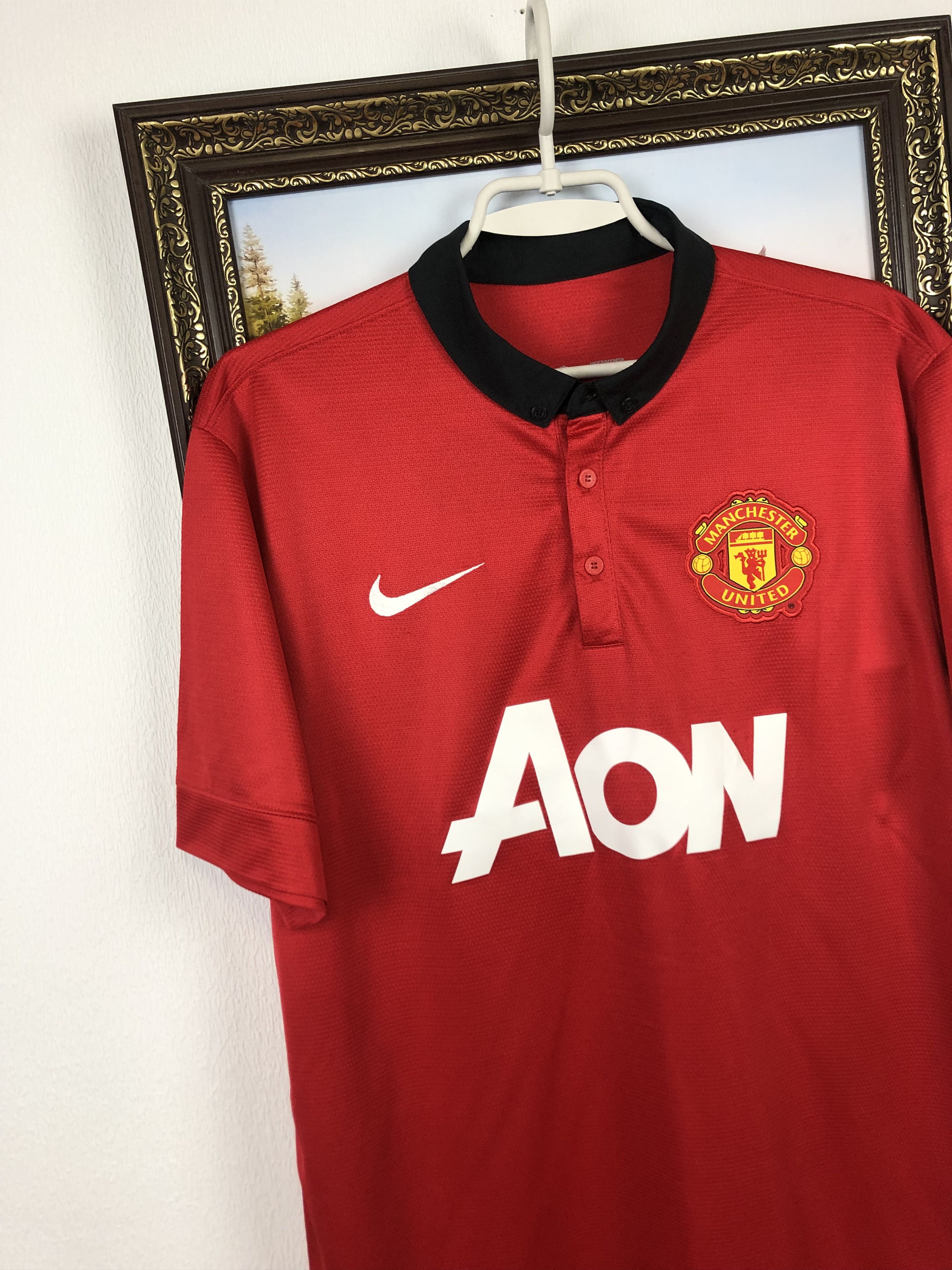 Nike Manchester United football shirt 2013 Soccer Nike Jersey Size US L / EU 52-54 / 3 - 3 Thumbnail