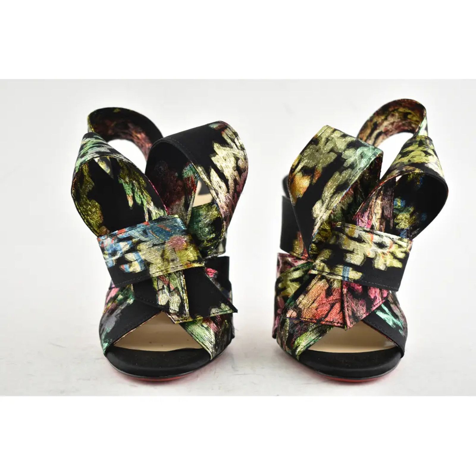 Christian Louboutin Samouraissa 100 Black Backless Sandal Mule Heel Pump 36.5 Size US 6.5 / IT 36.5 - 5 Thumbnail