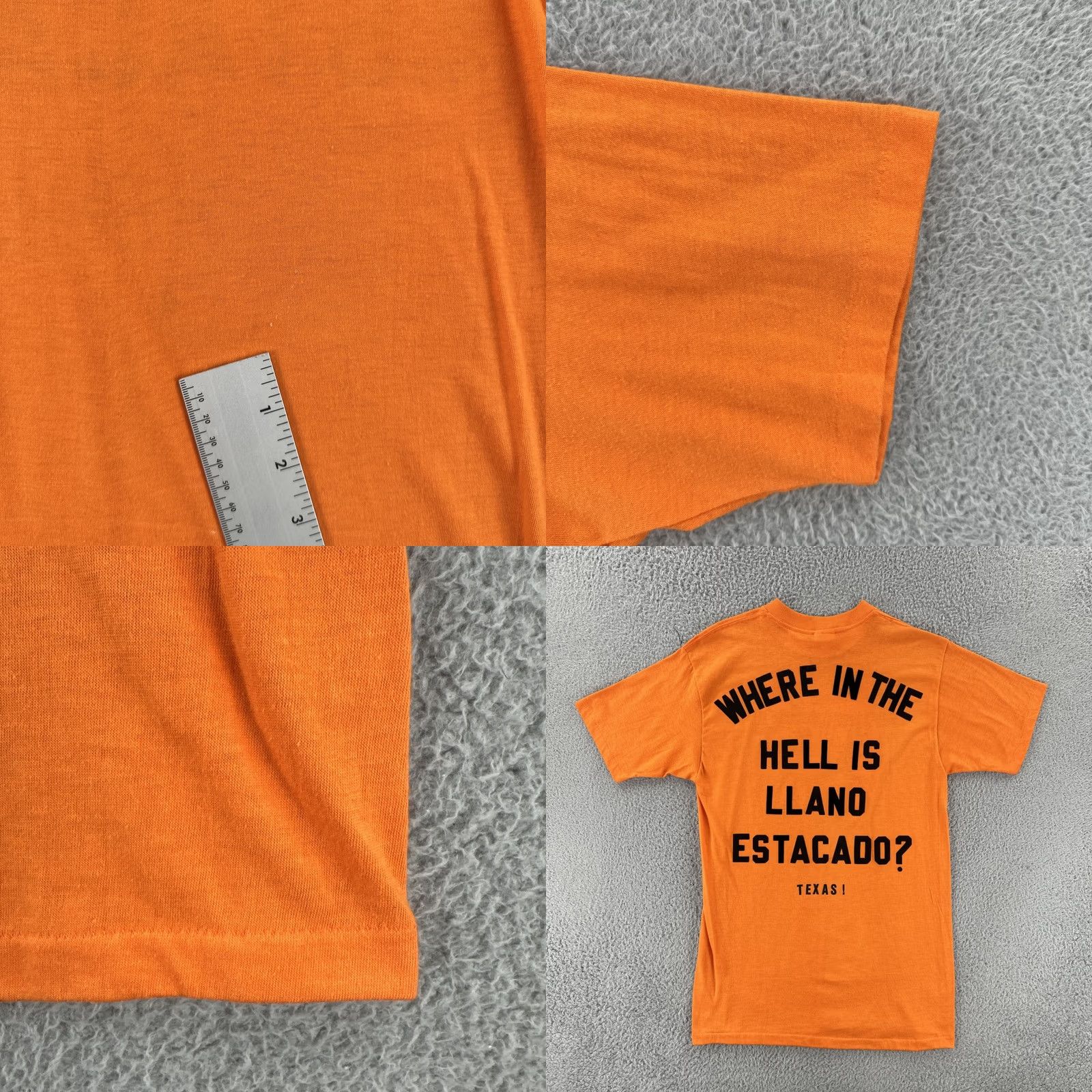 Vintage VINTAGE Unbranded T-Shirt XL Orange 50/50 Kodel Polyester Cotton Crew Neck Short Sleeve Mens 70s 80s Made in USA EUC Size US XL / EU 56 / 4 - 10 Thumbnail