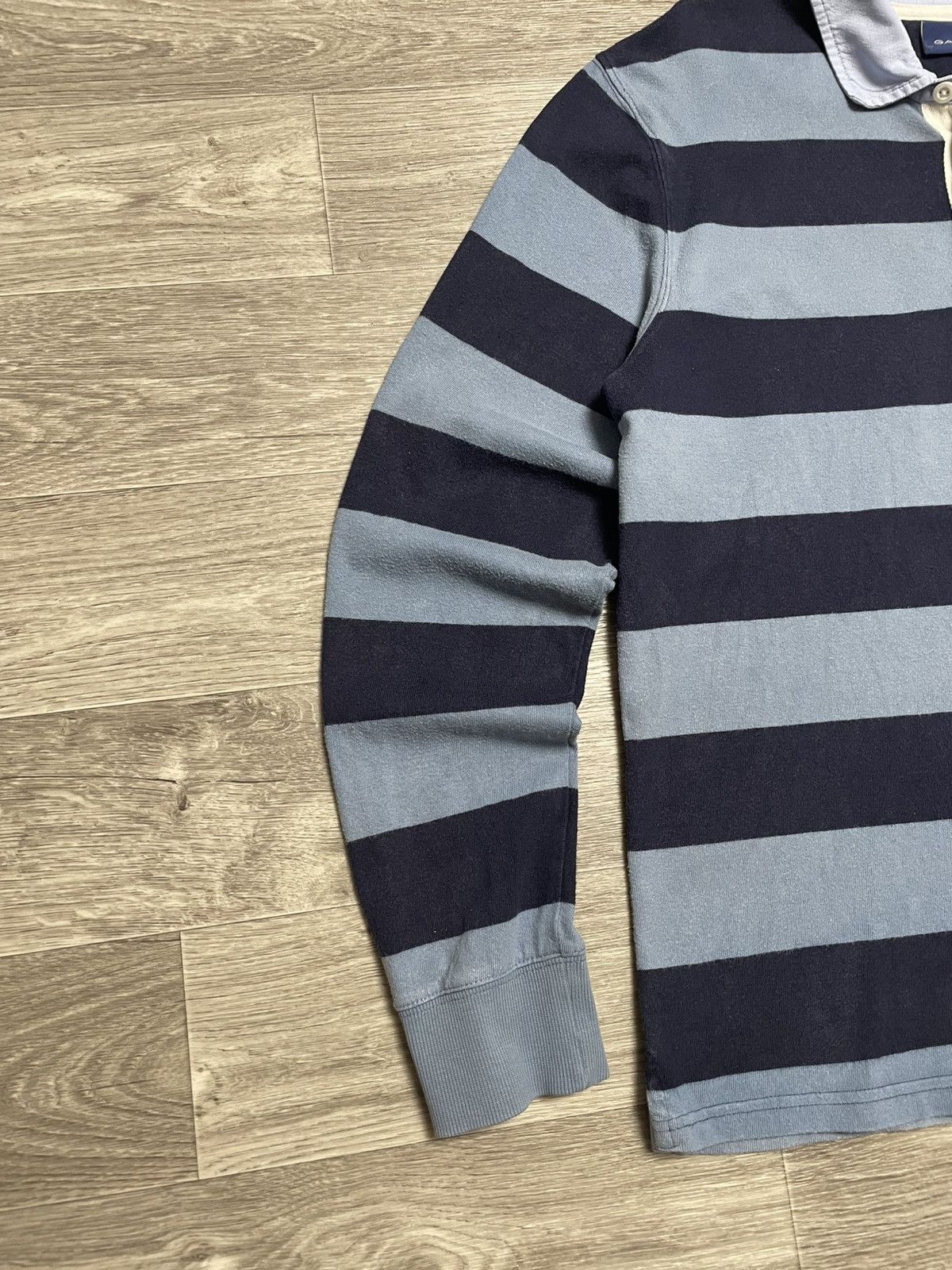 Gant Vintage Gant Striped Long Sleeve Rugby Polo Shirt Size US L / EU 52-54 / 3 - 4 Thumbnail