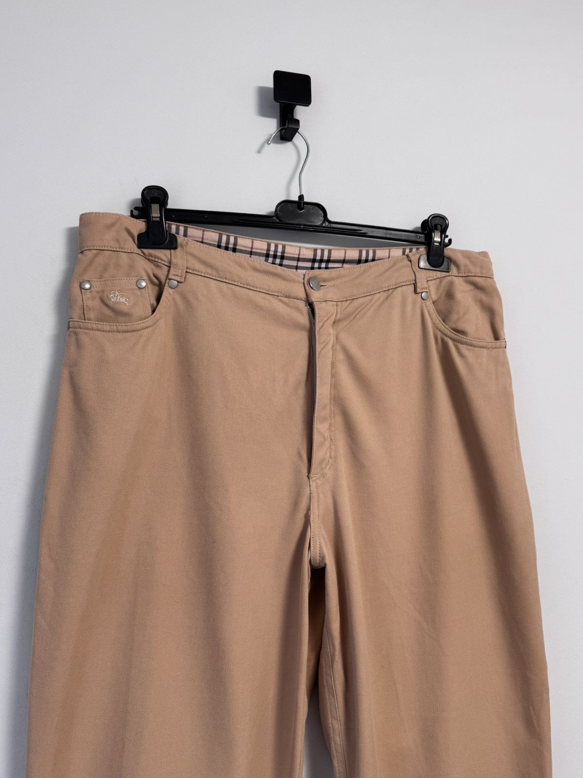 Burberry × Vintage Burberry Vintage Pants Big Logo Style Size 38" / US 16 / IT 52 - 7 Thumbnail
