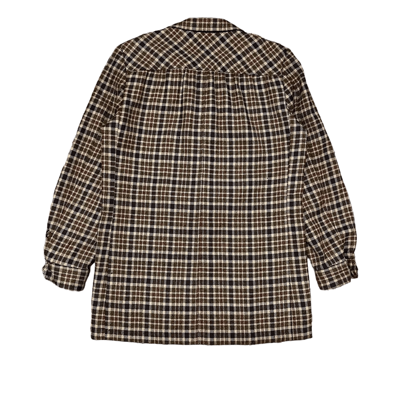 Yves Saint Laurent Vintage YSL Yves Saint Laurent Wool Coat with Buckle Size US M / EU 48-50 / 2 - 18 Thumbnail