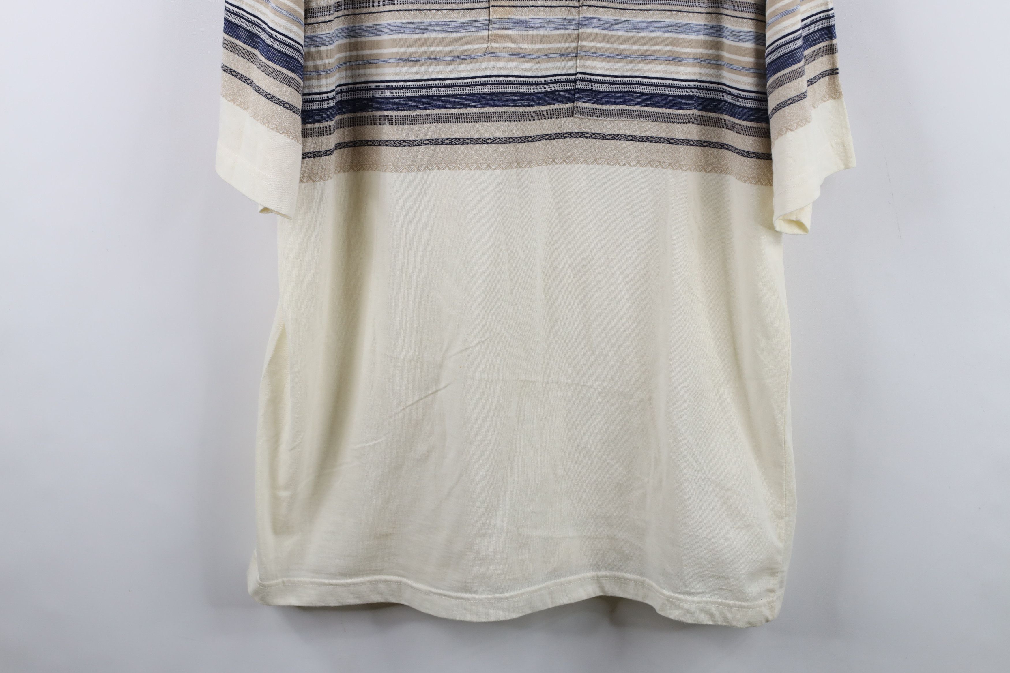 Vintage Vintage 90s Streetwear Striped Knit Golf Polo Shirt Size US XL / EU 56 / 4 - 3 Thumbnail