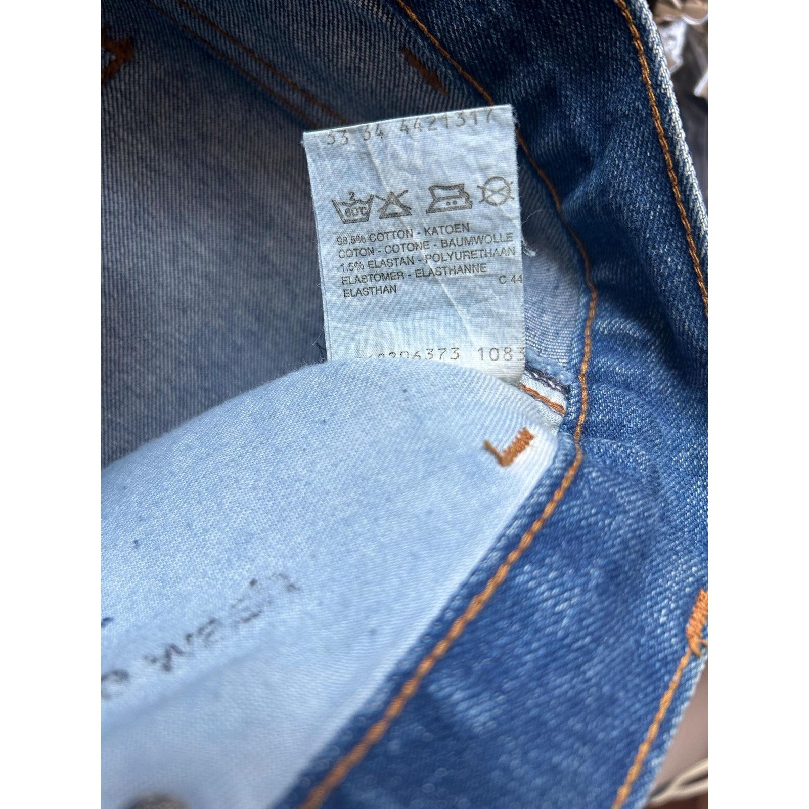 Levi's Deadstock Levi's 442 Jeans 33x34 80s High Waist NWT Vintage Size US 33 - 6 Thumbnail