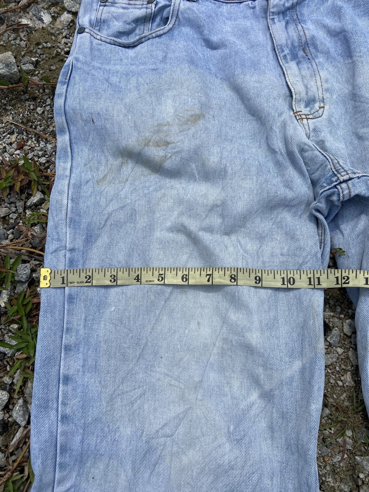 Ermenegildo Zegna Vintage Distressed Zegna Denim Size US 35 - 10 Thumbnail