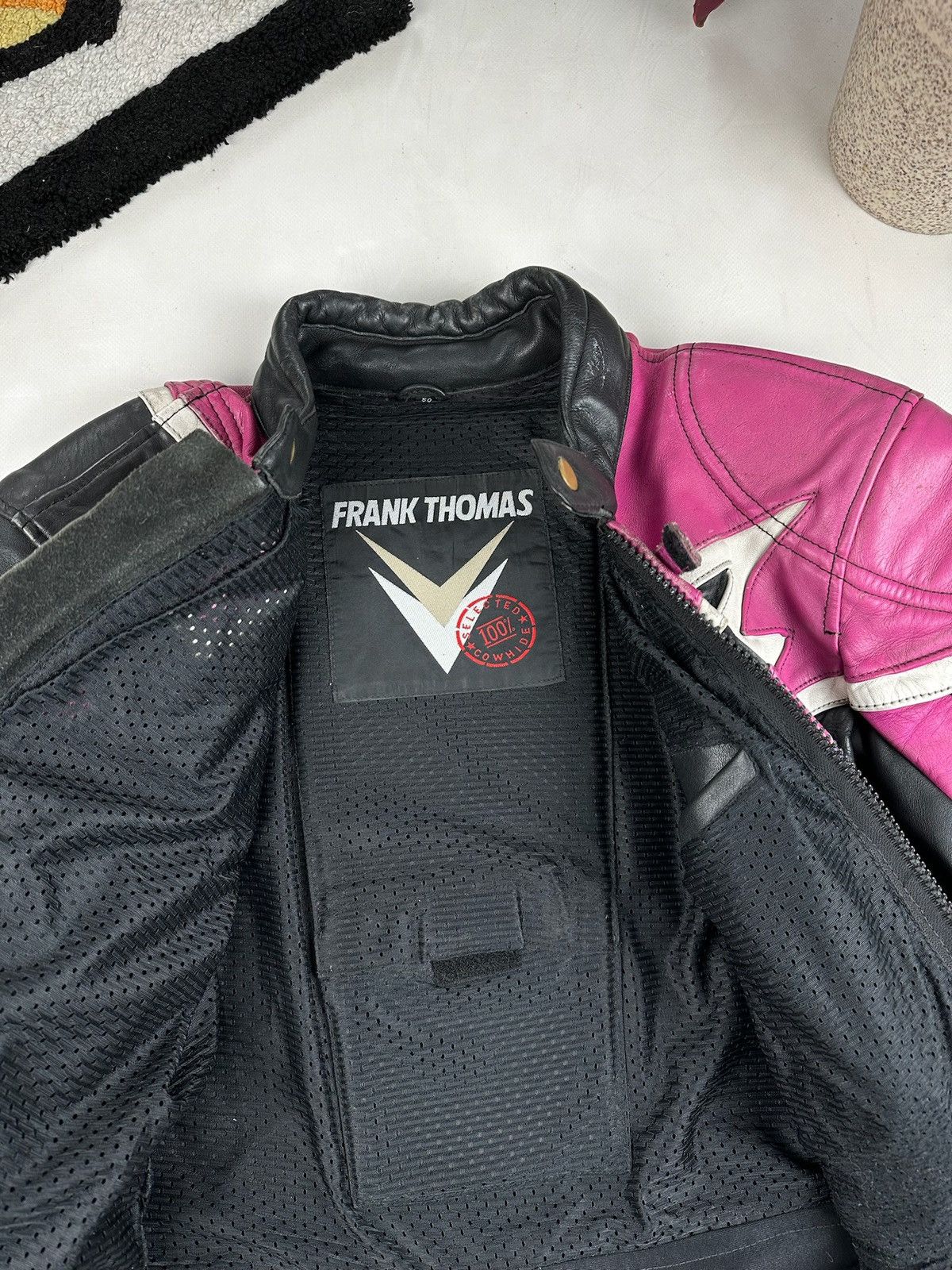 Dainese VINTAGE LEATHER JACKET MOTO RACING NASCAR DAINESE STYLE Size US M / EU 48-50 / 2 - 5 Thumbnail