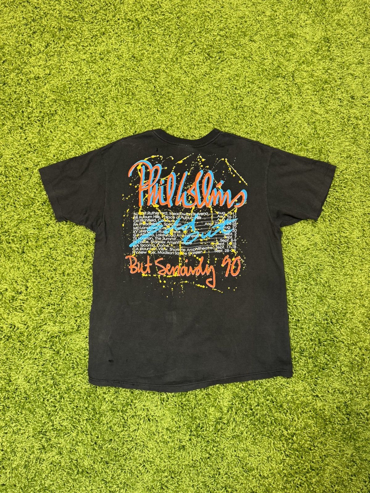 Band Tees × Vintage 1990 Phil Collins But Seriously Tour Tee Size US L / EU 52-54 / 3 - 2 Thumbnail
