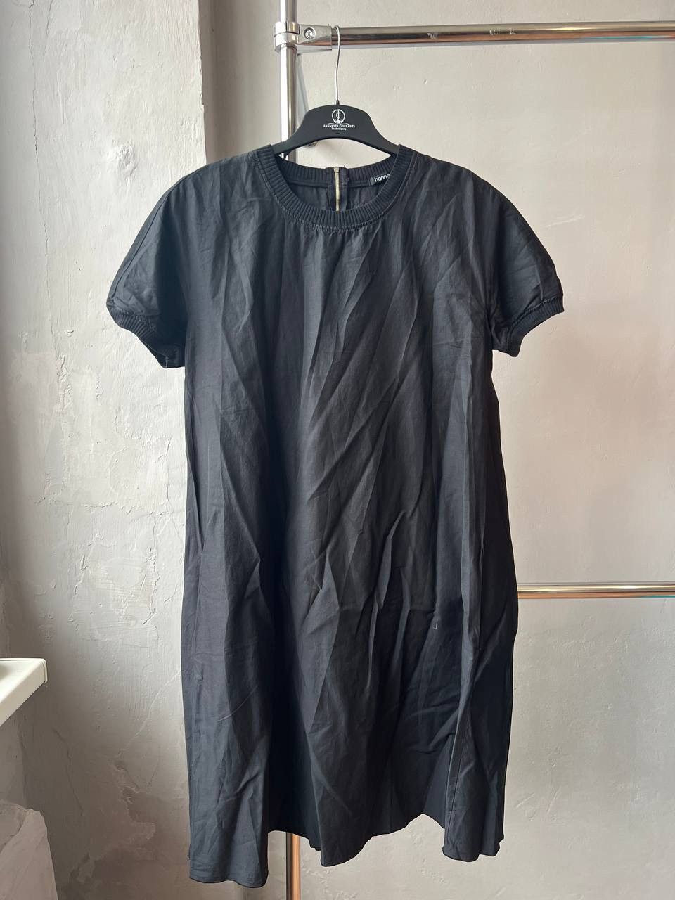 hannes roether HANNES ROETHER MINIMALIST RELAXED FIT BLACK DRESS SIZE XXL Size XXL / US 16-18 / IT 52-54 - 2 Thumbnail