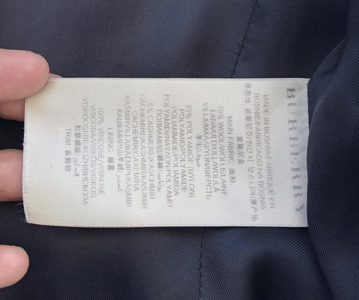 Burberry Burberry Brit Black Wool Blend Zip-Pocket Trench Coat Size M / US 6-8 / IT 42-44 - 22 Thumbnail