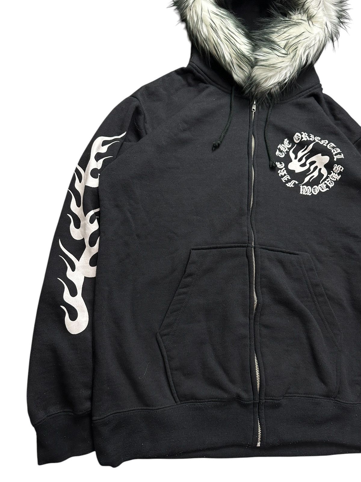Japanese Brand WALL OF FAME TRIPLE DRAGON Zip Fur Hoodie IFSIX LGB STYLE Size US L / EU 52-54 / 3 - 5 Thumbnail